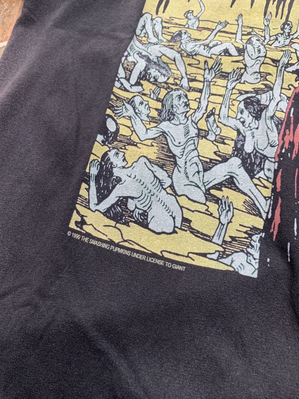 Band Tees × Tultex × Vintage Vintage The Smashing Pumpkins - The Arising Tour 1999 Size US L / EU 52-54 / 3 - 3 Thumbnail