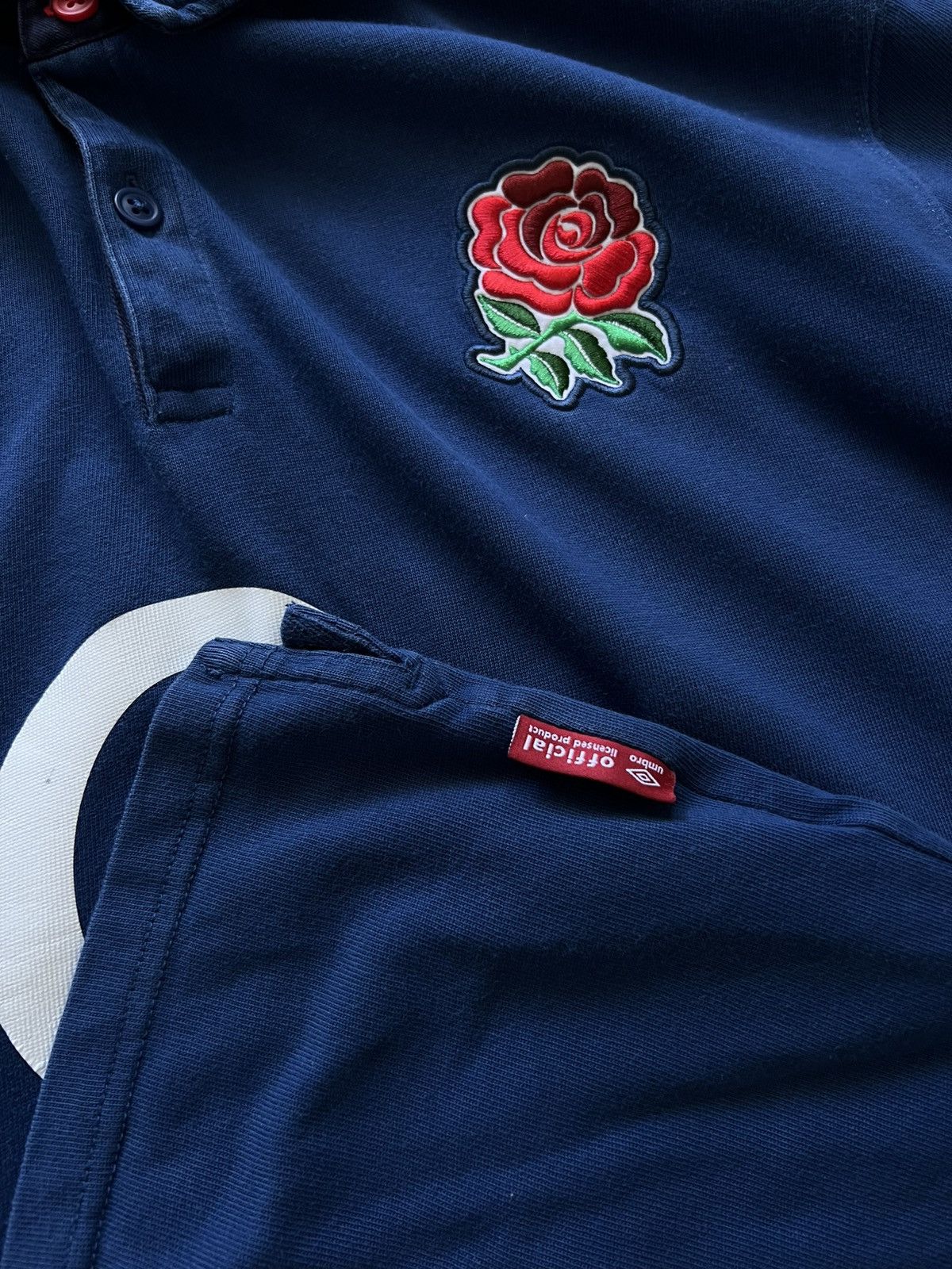 Umbro Umbro England League 02 Rugby Jersey Shirt Size US XXL / EU 58 / 5 - 11 Thumbnail