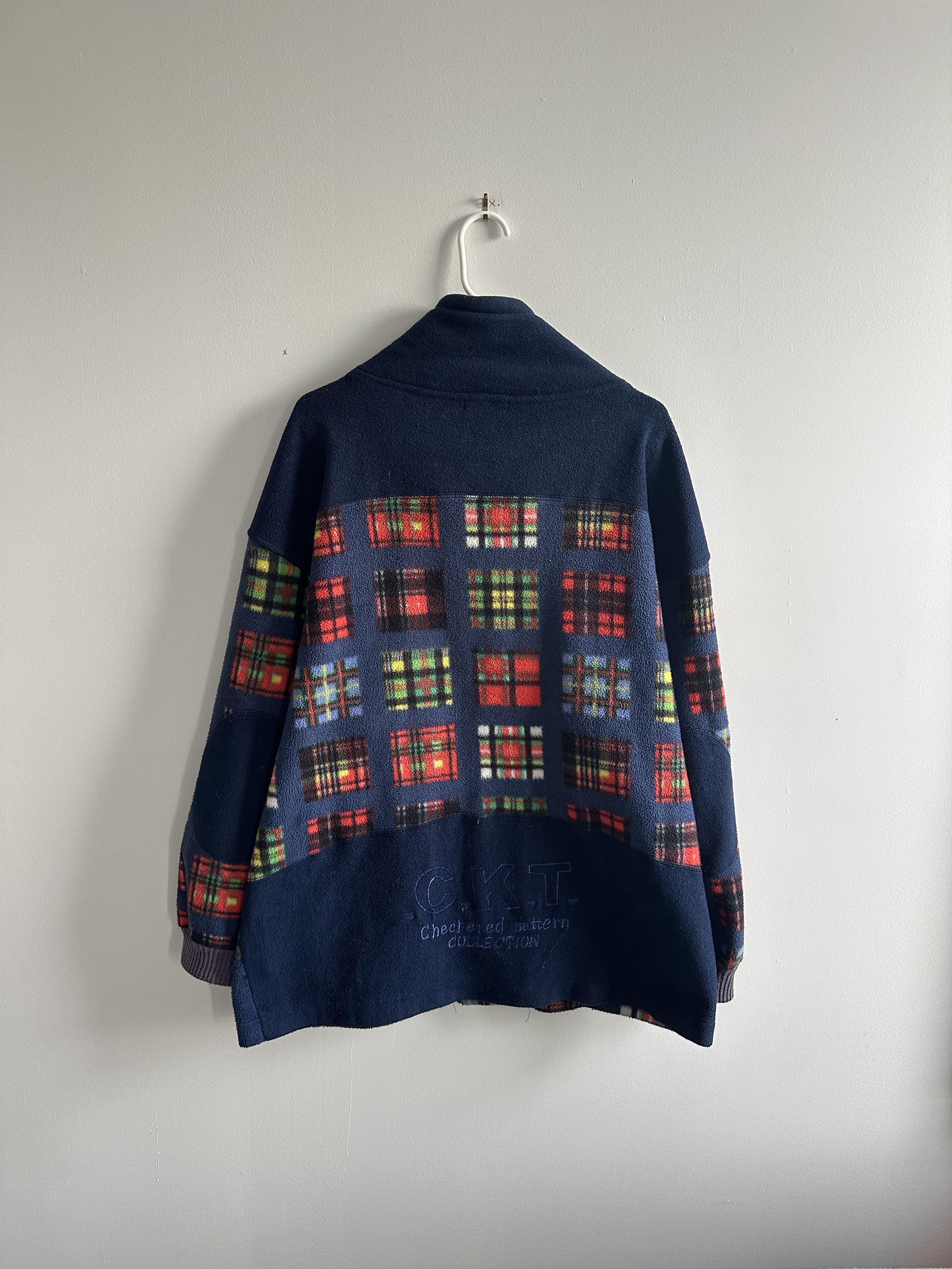 Japanese Brand × Vintage Cooktown Collection Checkered Fleece Zip-Up Size US XL / EU 56 / 4 - 2 Thumbnail