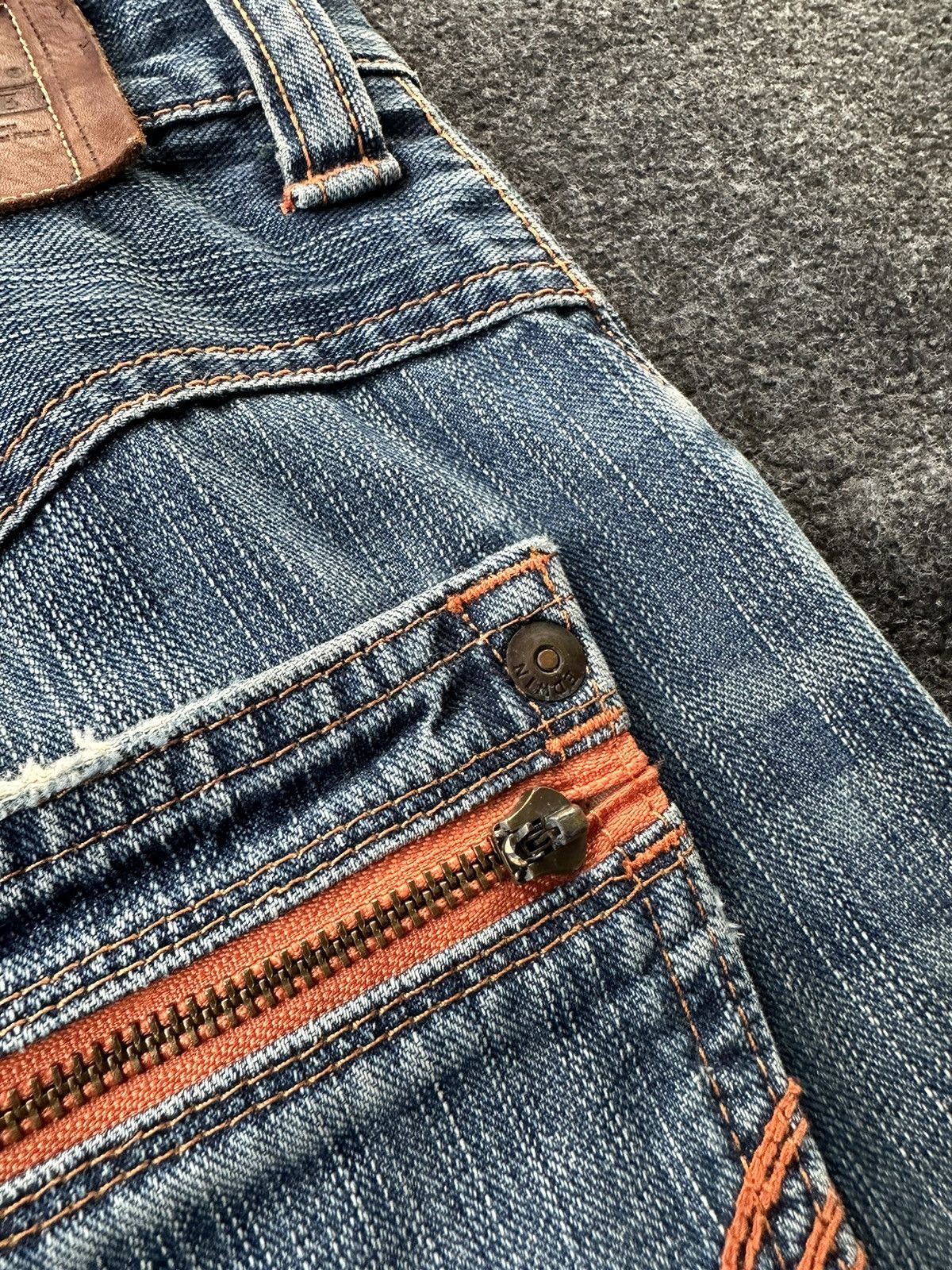 Edwin Edwin Exclusive Vintage Faded Washed Distressed Denim D187 Size US 34 / EU 50 - 18 Thumbnail