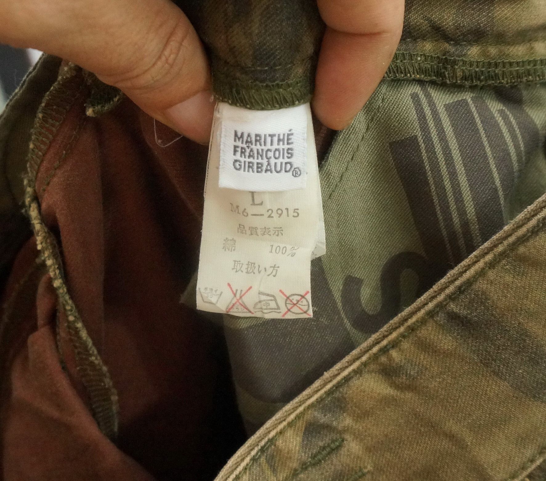 Marithe + Francois Girbaud Marithe Francois Girbaud Le Casual De Camo Pants Size US 34 / EU 50 - 8 Thumbnail