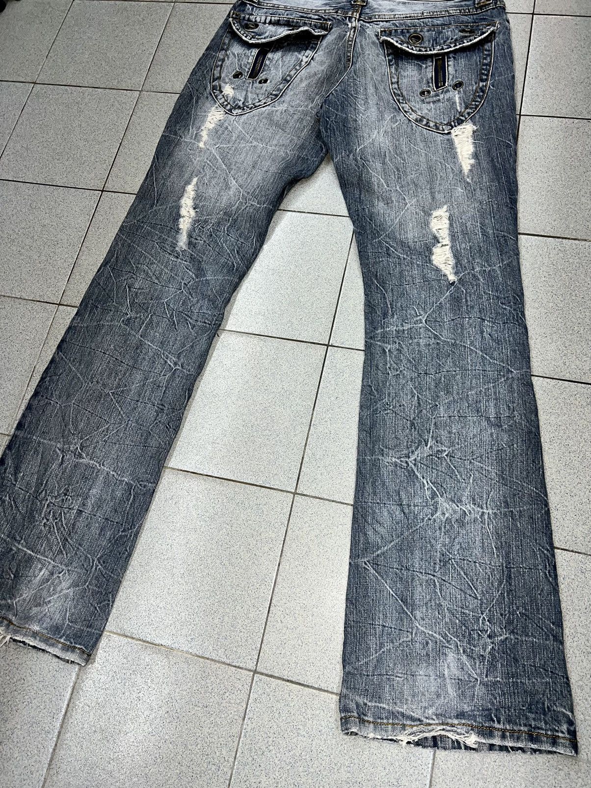 Japanese Brand × semanticdesign SEMANTIC DESIGN FLARED JEANS Size US 33 - 14 Thumbnail