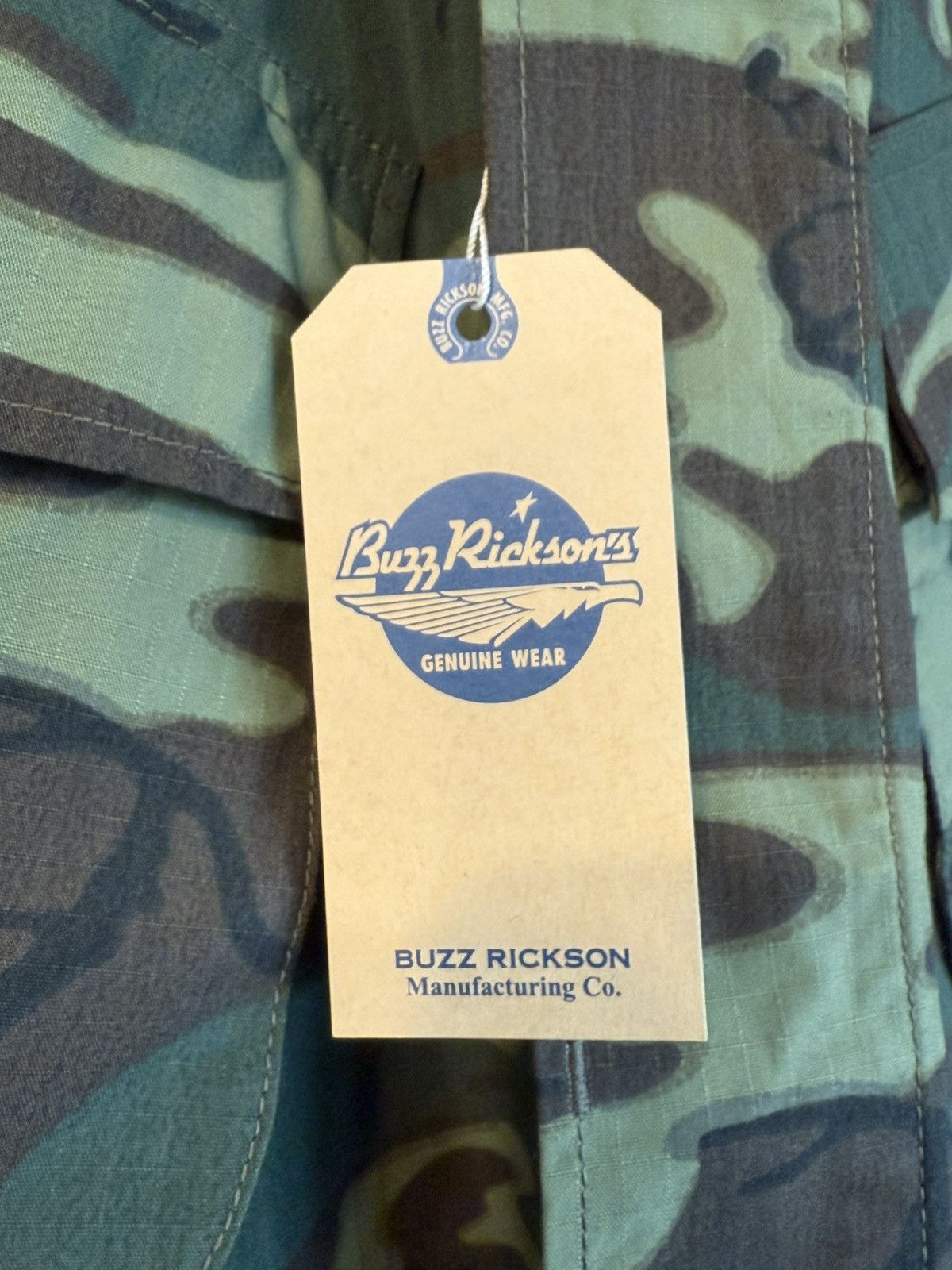 Buzz Rickson's Buzz Rickson’s Camo Jungle Jacket NWT Size US XL / EU 56 / 4 - 3 Thumbnail