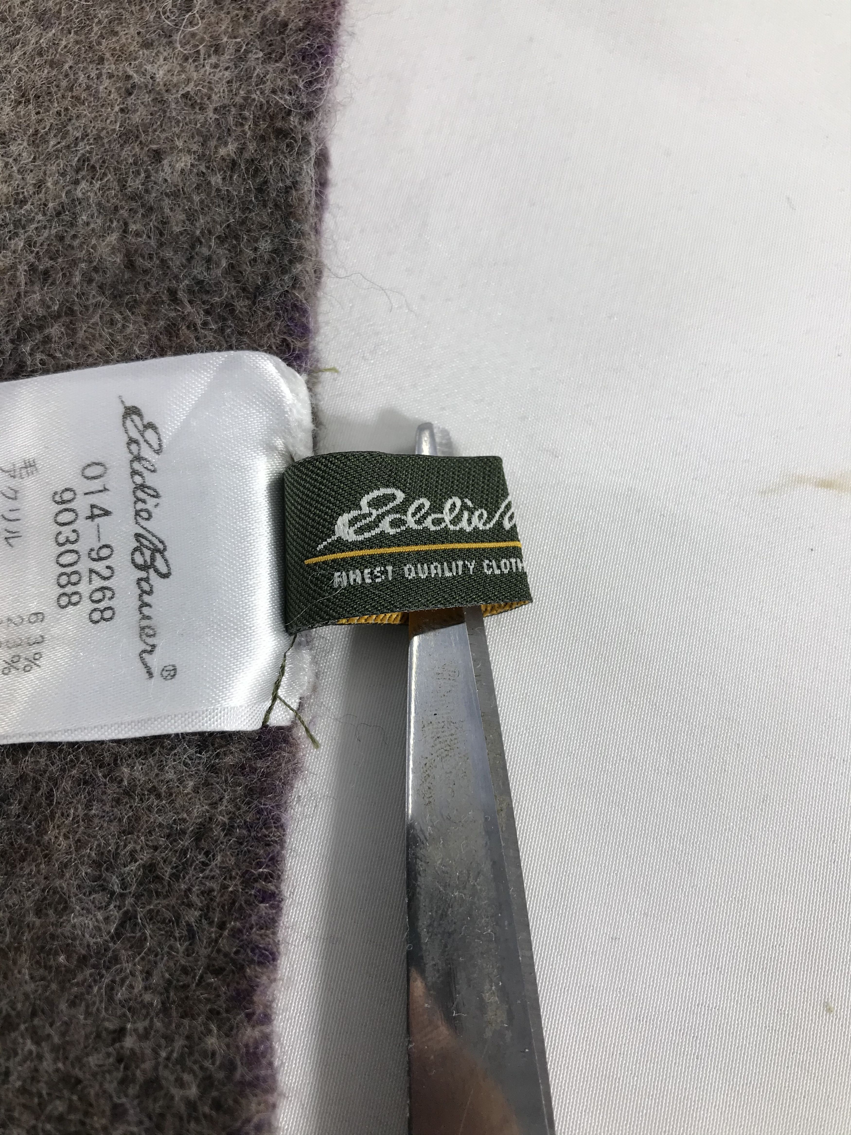 Eddie Bauer Eddie Bauer Wool Scarf Muffler V303 Size ONE SIZE - 6 Thumbnail