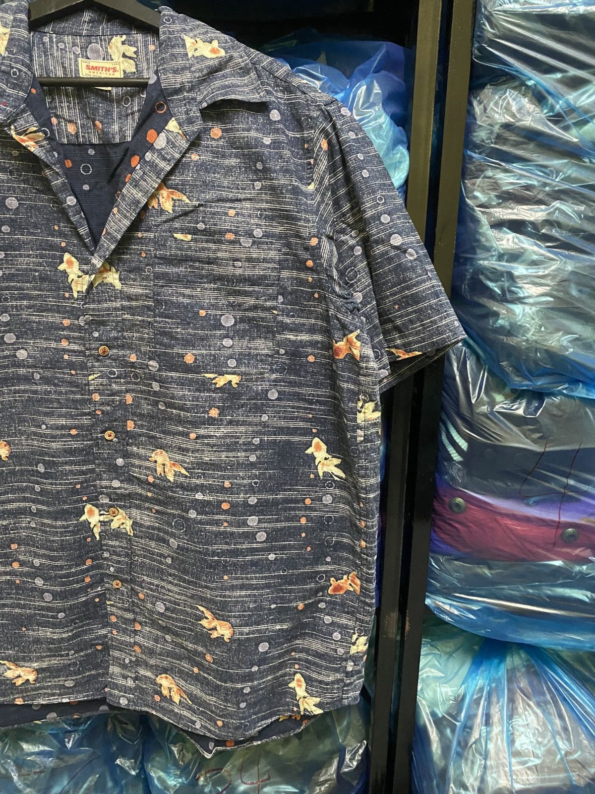 Smith's American Vintage Smith’s American Goldfish Pattern Shirt Made Japan Size US L / EU 52-54 / 3 - 6 Thumbnail