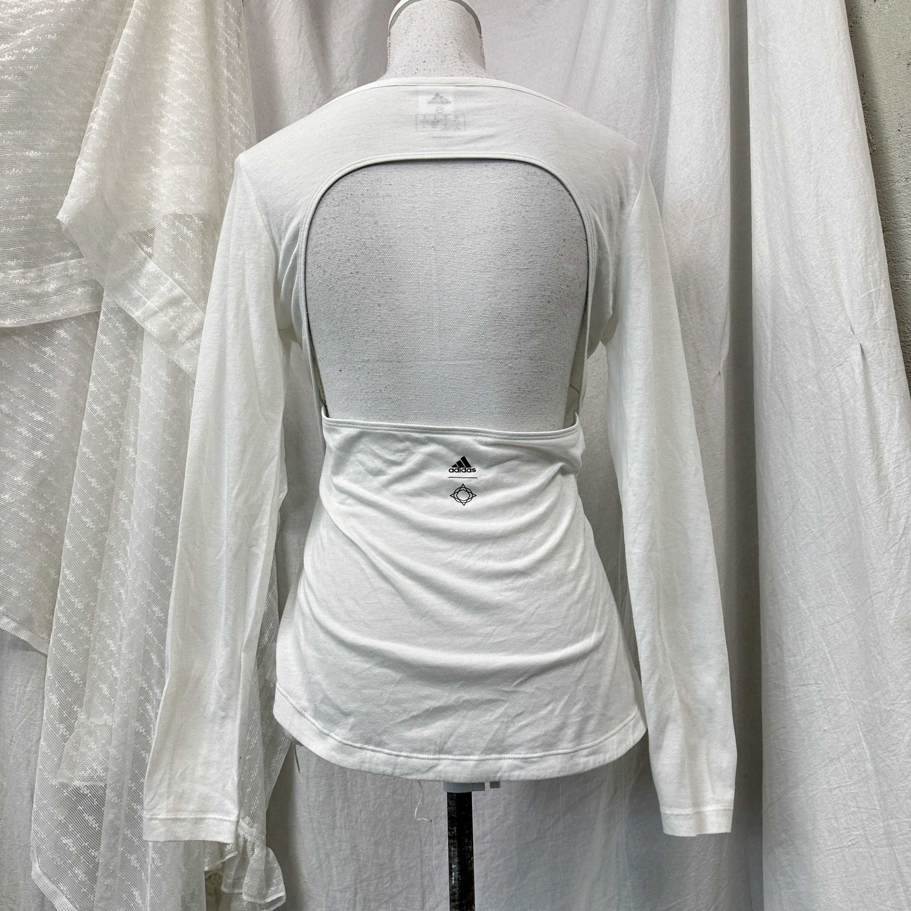 Adidas Vintage Pilates Princess Cutout Back Adidas Sample Top Y2K Size L / US 10 / IT 46 - 1 Thumbnail