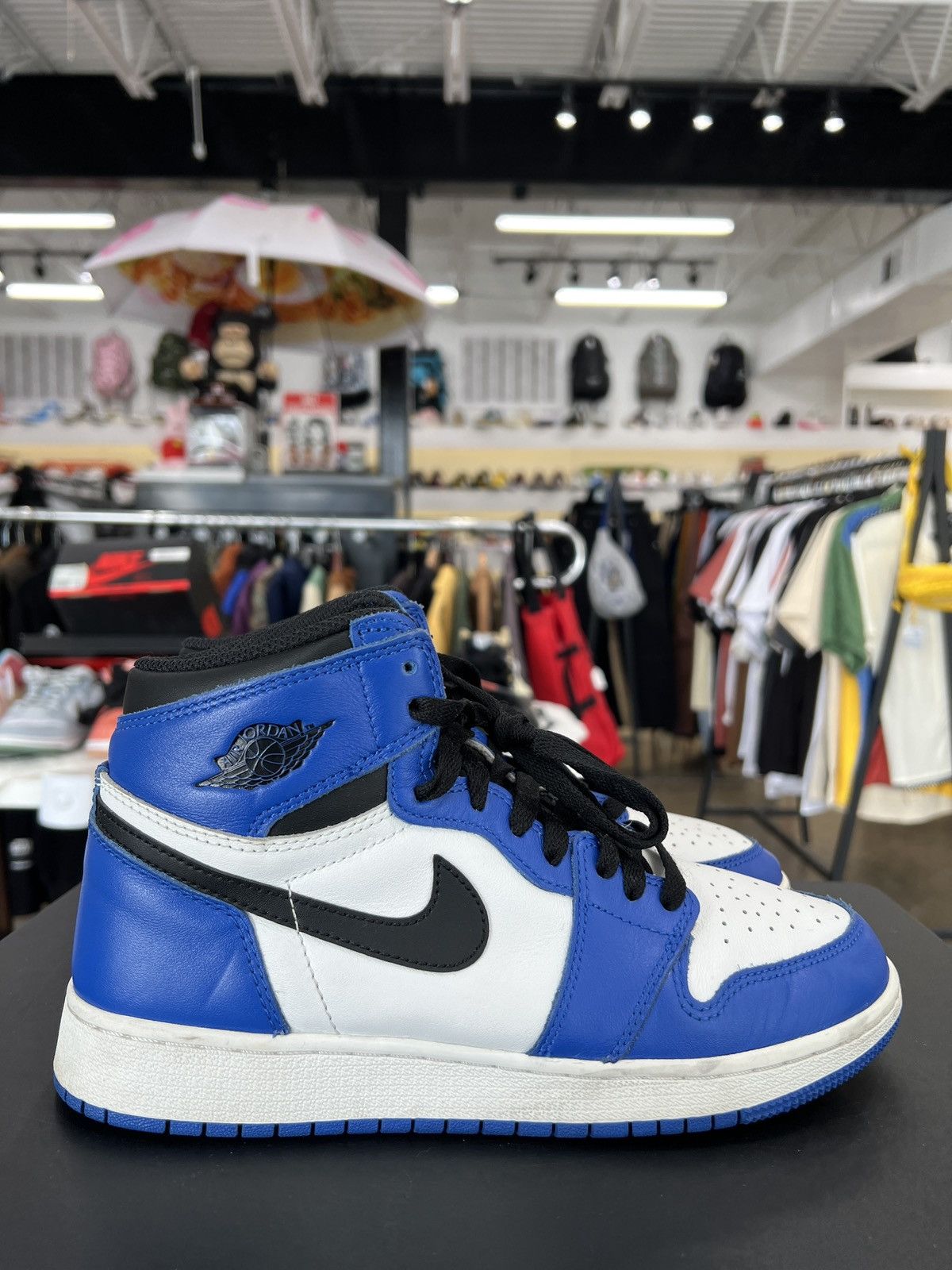 Jordan Brand × Nike Air Jordan 1 Game Royal Sz. 7y (2018) Size US 7 / EU 40 - 6 Thumbnail