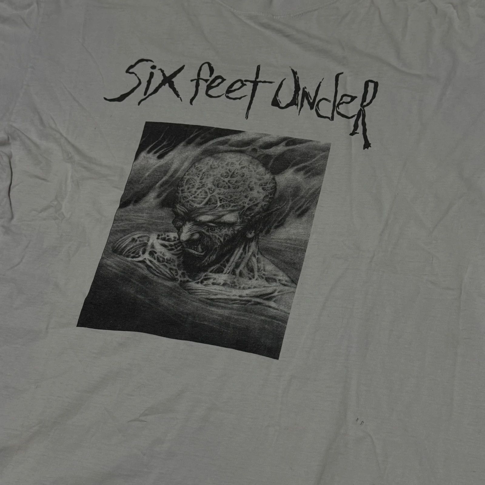 Band Tees × Vintage Vintage Six feet under burning blood t-shirt Size US XL / EU 56 / 4 - 3 Thumbnail