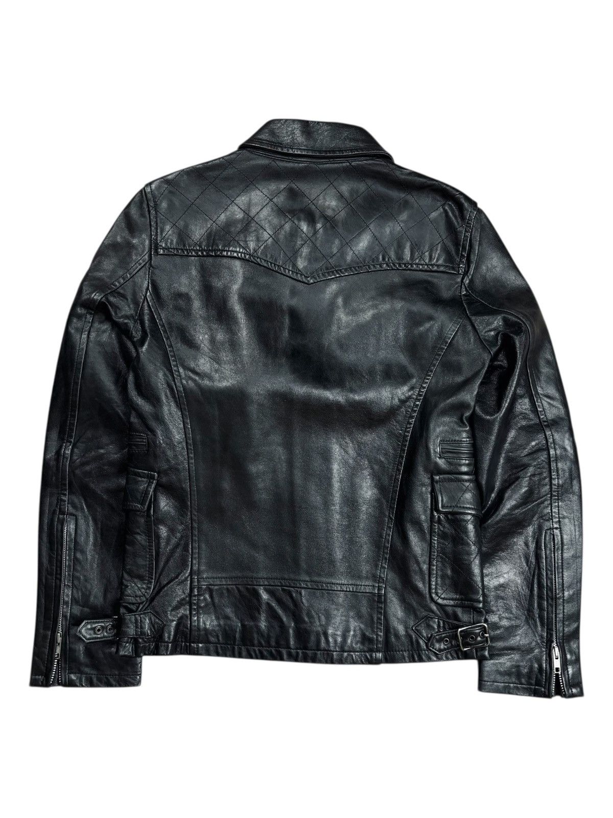 Ekam 2000s Abahouse - Vkei Syle Rider Denim Jacket Size US M / EU 48-50 / 2 - 3 Thumbnail