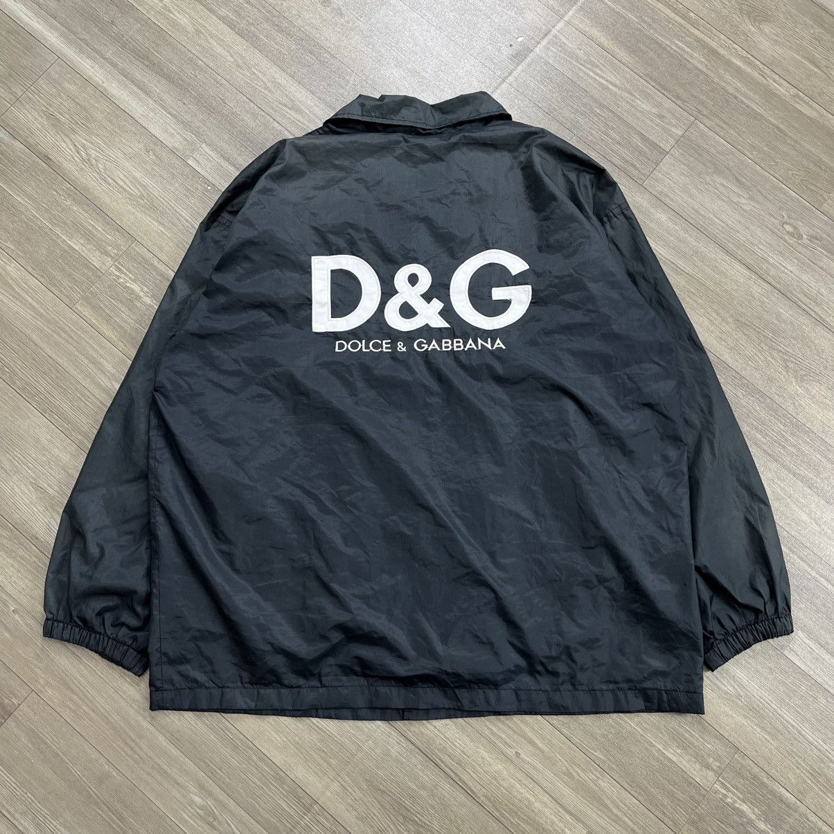 Dolce & Gabbana Vintage Dolce & Gabbana Spell Out Big Logo Coach Jacket Size US L / EU 52-54 / 3 - 1 Thumbnail