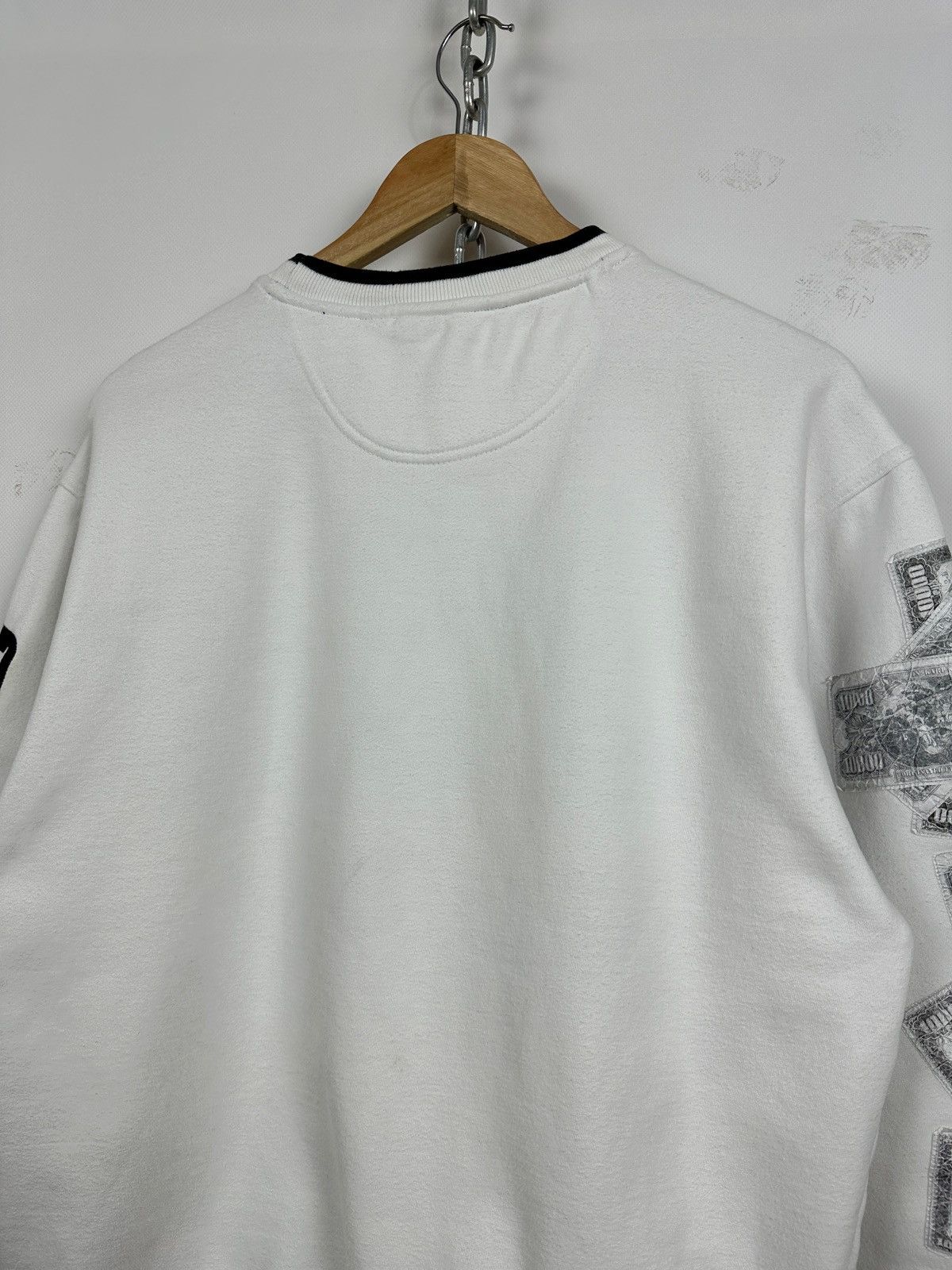 Karl Kani 90s Vintage Karl Kani Big Logo Dollar $ White Sweatshirt Size US S / EU 44-46 / 1 - 14 Thumbnail