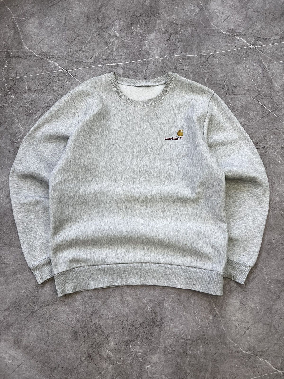 Carhartt × Vintage Vintage Carhartt Sweatshirt Work Wear Trashed 90s Y2K Size US M / EU 48-50 / 2 - 1 Thumbnail