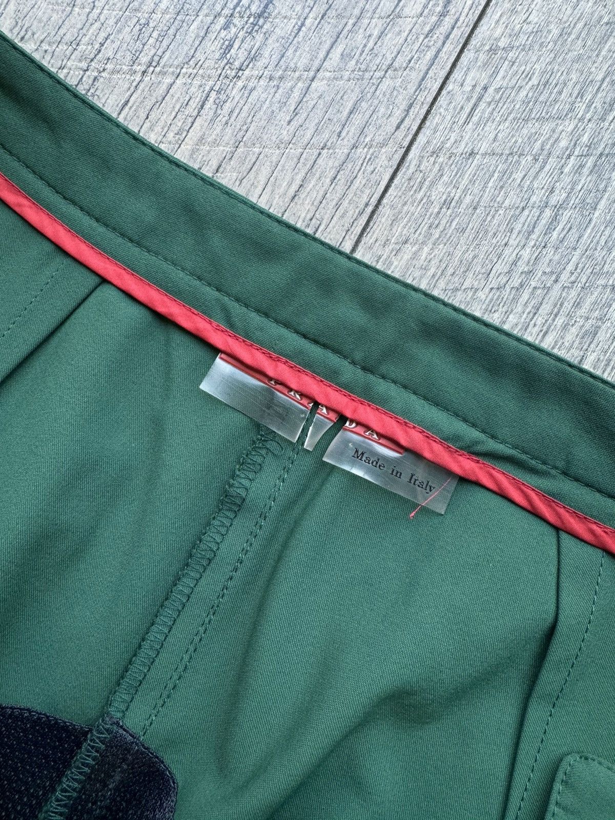 Prada Prada Nylon Casual Green Pants - 42 Size US 31 - 9 Thumbnail
