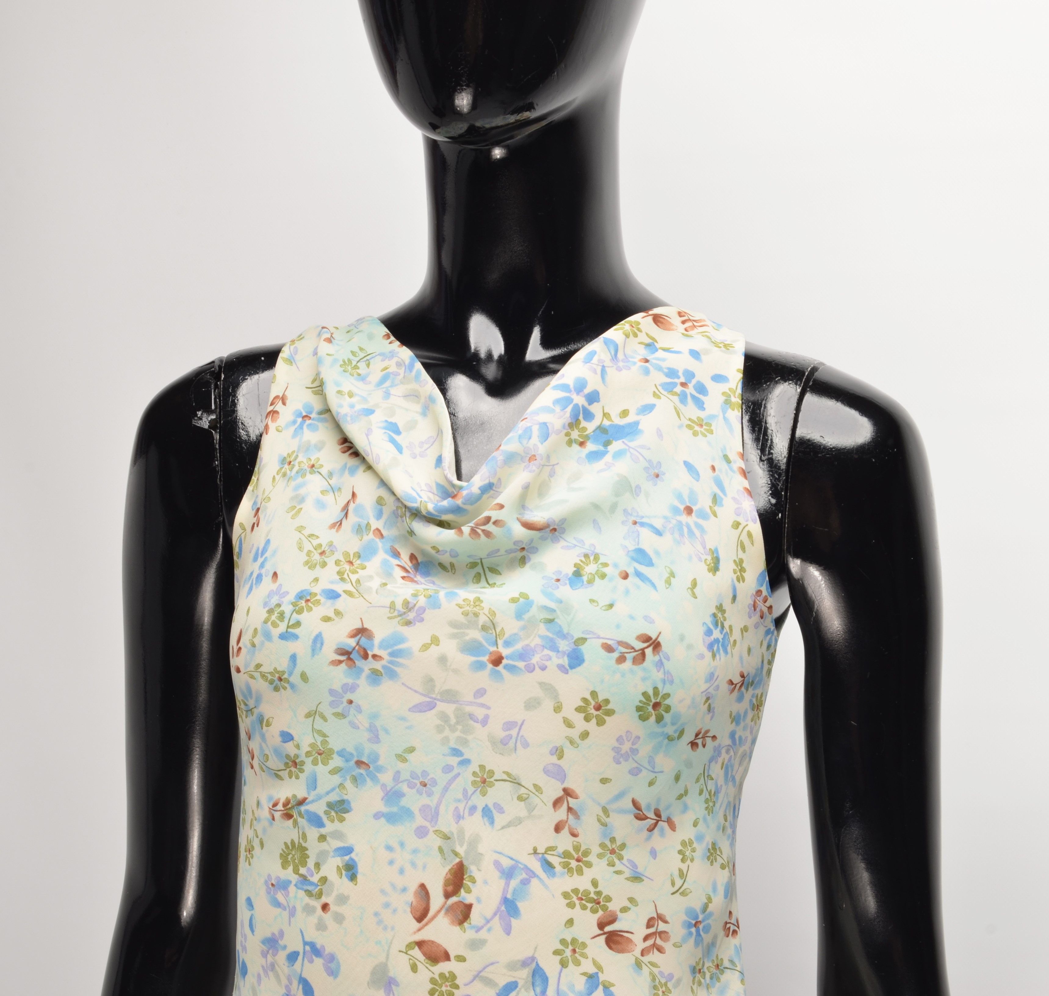 Vintage Vintage Xinh Floral Mesh Fairycore Top Blouse Size S / US 4 / IT 40 - 2 Thumbnail