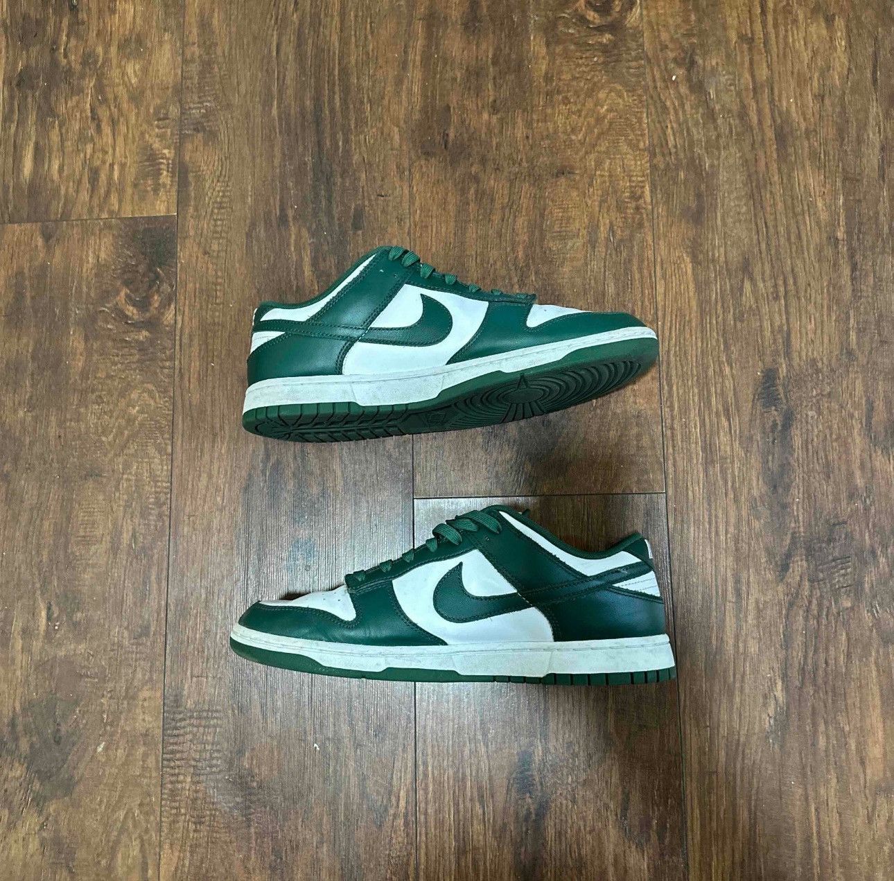 Nike Nike Dunk Low Retro “Michigan State/Varsity Green White  display picture 3