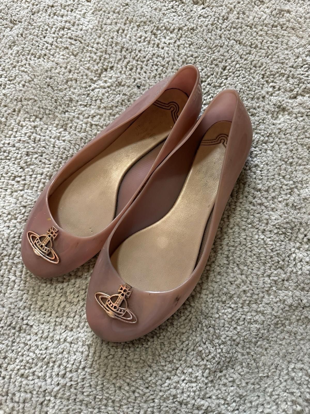 Melissa × Vivienne Westwood Vivienne Westwood Melissa Ballet Flats Sz 38 Size US 8 / IT 38 - 1 Thumbnail