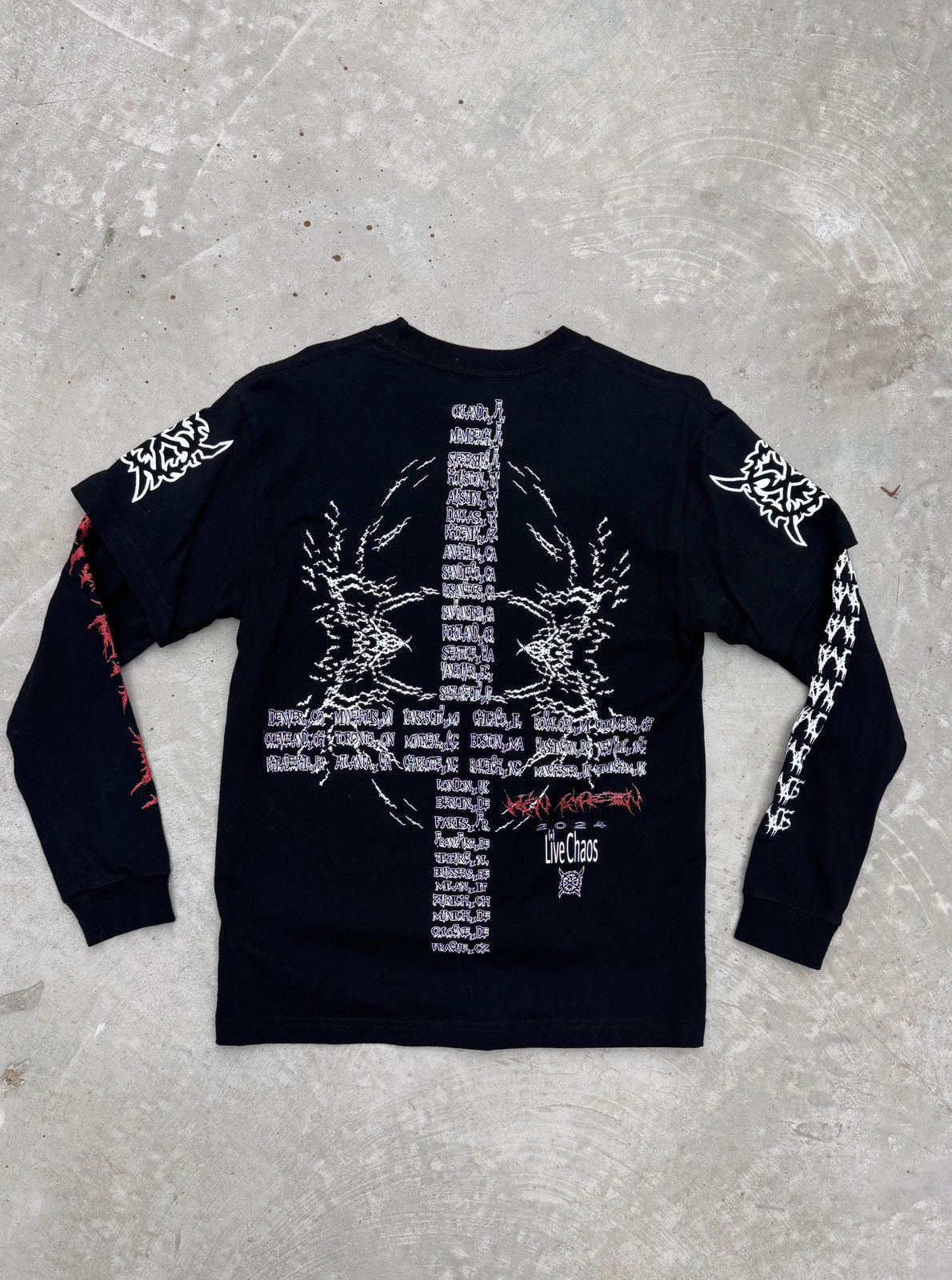 Ken Carson Ken Carson A Great Chaos Tour Merch LongSleeve Size US S / EU 44-46 / 1 - 2 Thumbnail