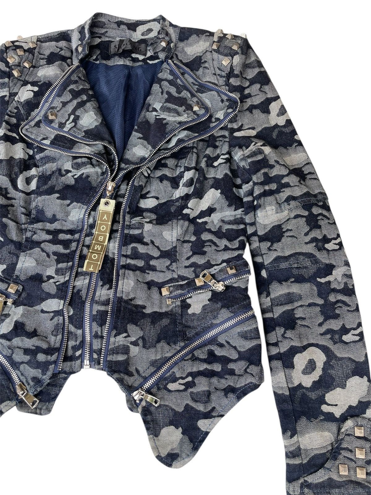 If Six Was Nine Shalang camo Biker Jacket Size US M / EU 48-50 / 2 - 4 Thumbnail