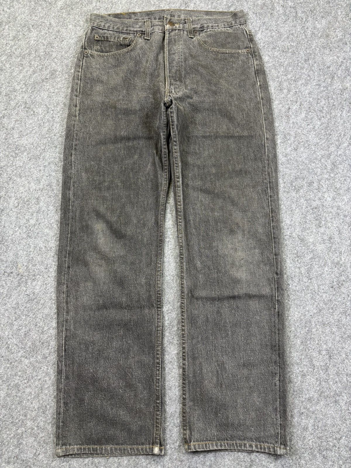 Levi's 💥Archival💥Vintage Levis 501 Iconic Black Wash Denim F962 Size US 30 / EU 46 - 18 Thumbnail