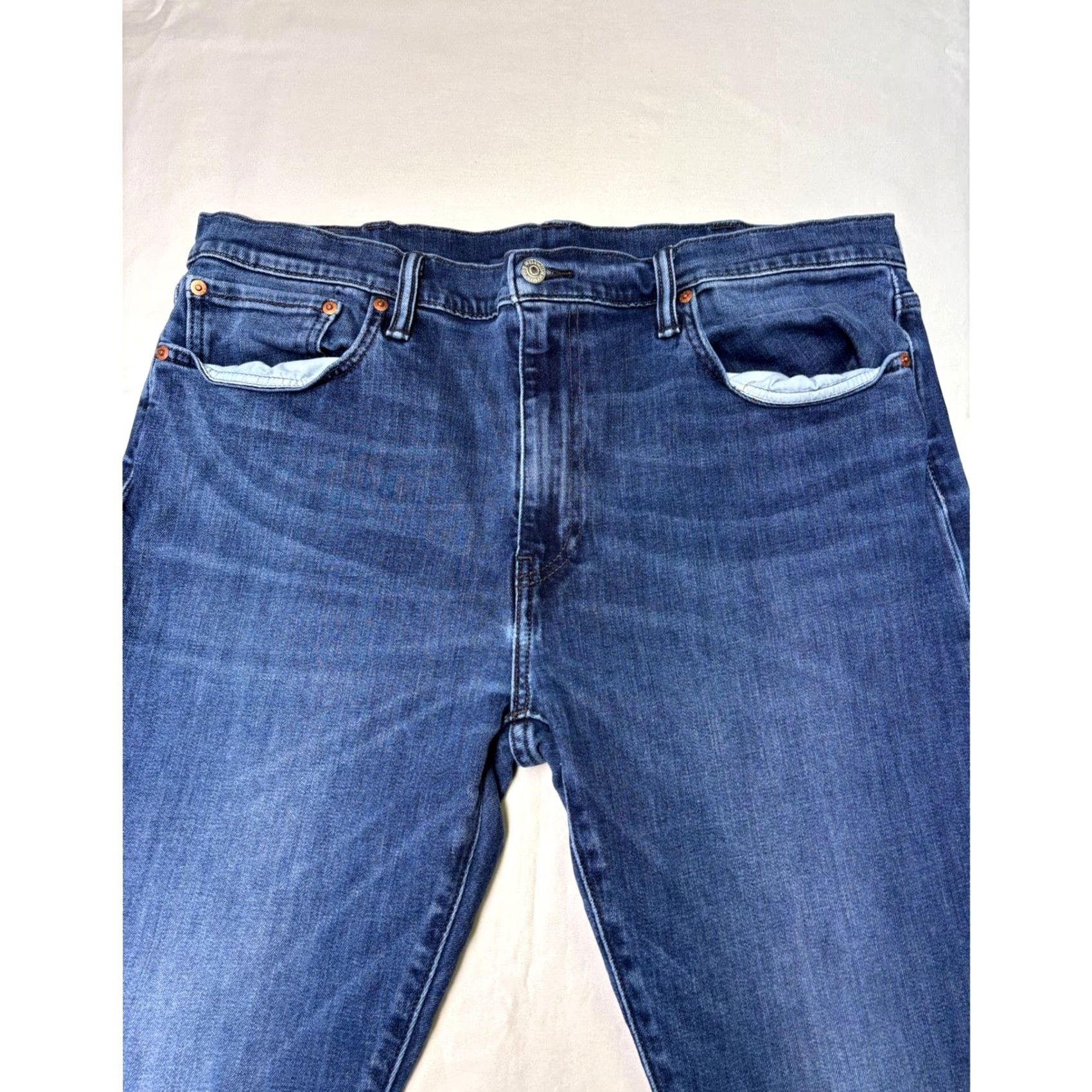 CO Levi Strauss Co 502 Jeans Mens Regular Dark Wash Stretch Denim Straight 38x34 Size US 38 / EU 54 - 2 Thumbnail