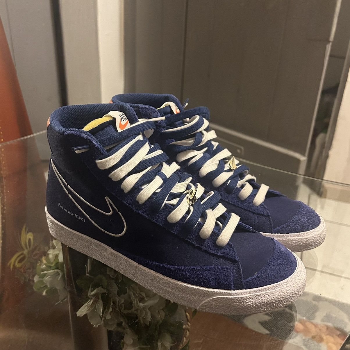 Nike Nike Blazer Mid '77 Royal Blue Size US 10.5 / EU 43-44 - 1 Thumbnail