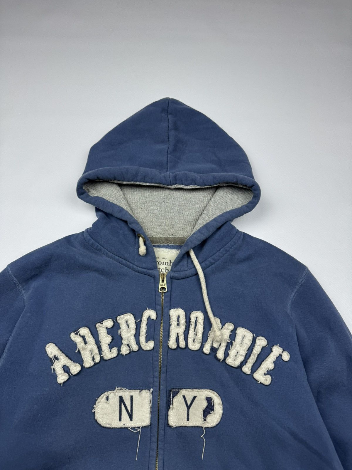 Abercrombie & Fitch Vintage Abercrombie&Fitch Y2k Zip Hoodie Size US XL / EU 56 / 4 - 5 Thumbnail