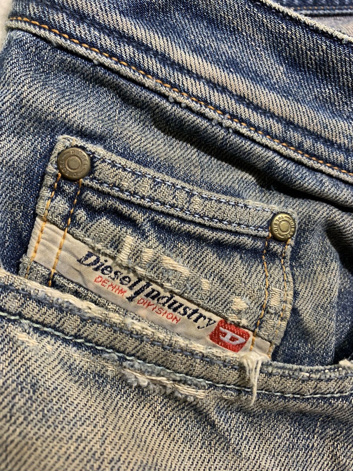 Diesel 🔥DIESEL DISTRESSED DENIM W32 Size US 32 / EU 48 - 10 Thumbnail