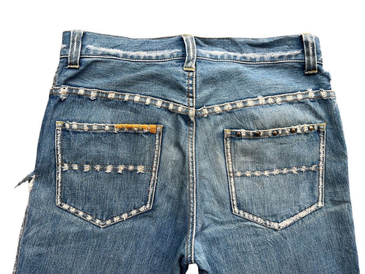 Katharine Hamnett London Vintage Katherine Studded Denim Jeans 30x33 Size 30" / US 8 / IT 44 - 7 Thumbnail