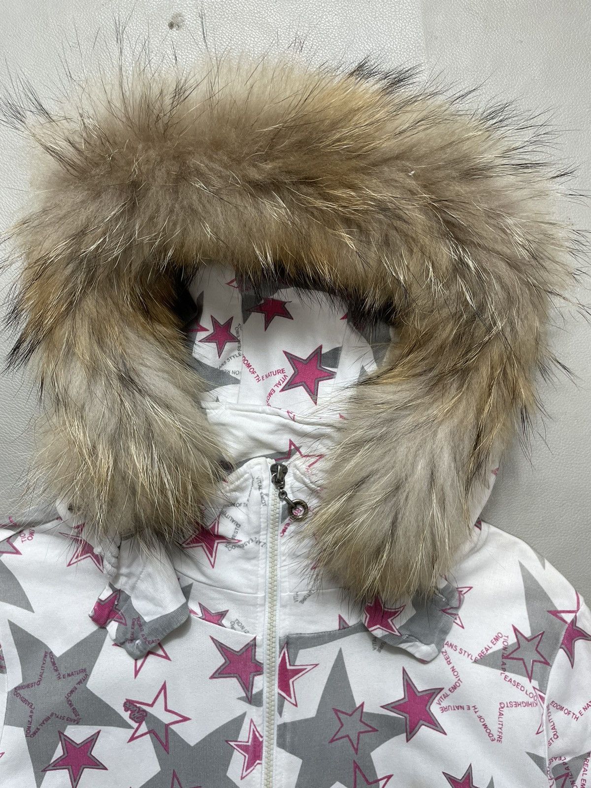 Hysteric Glamour Japanese Star Faux Fur Hoodie zipp up Lgb Style Size US M / EU 48-50 / 2 - 6 Thumbnail