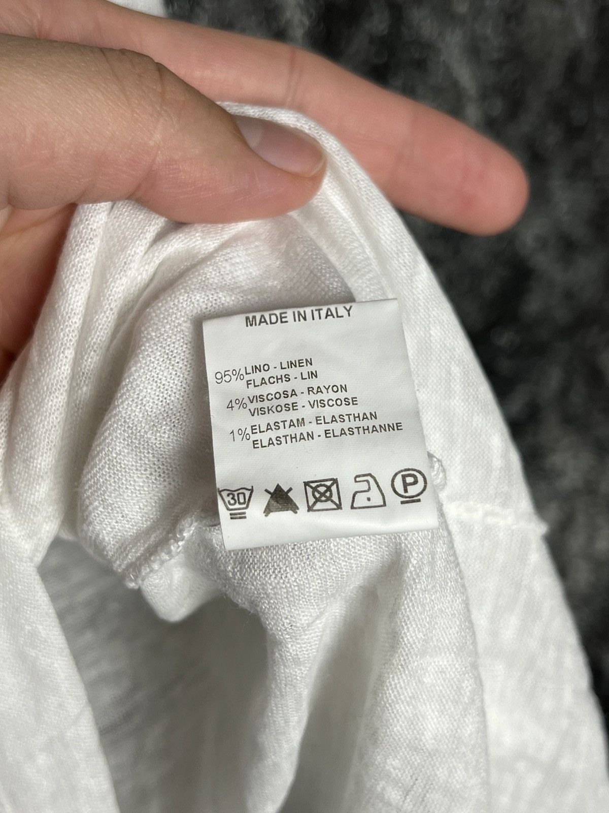 Transit Transit Par Such Avant Garde Linen T-Shirt Short Sleeve Tee Size XS / US 0-2 / IT 36-38 - 5 Thumbnail