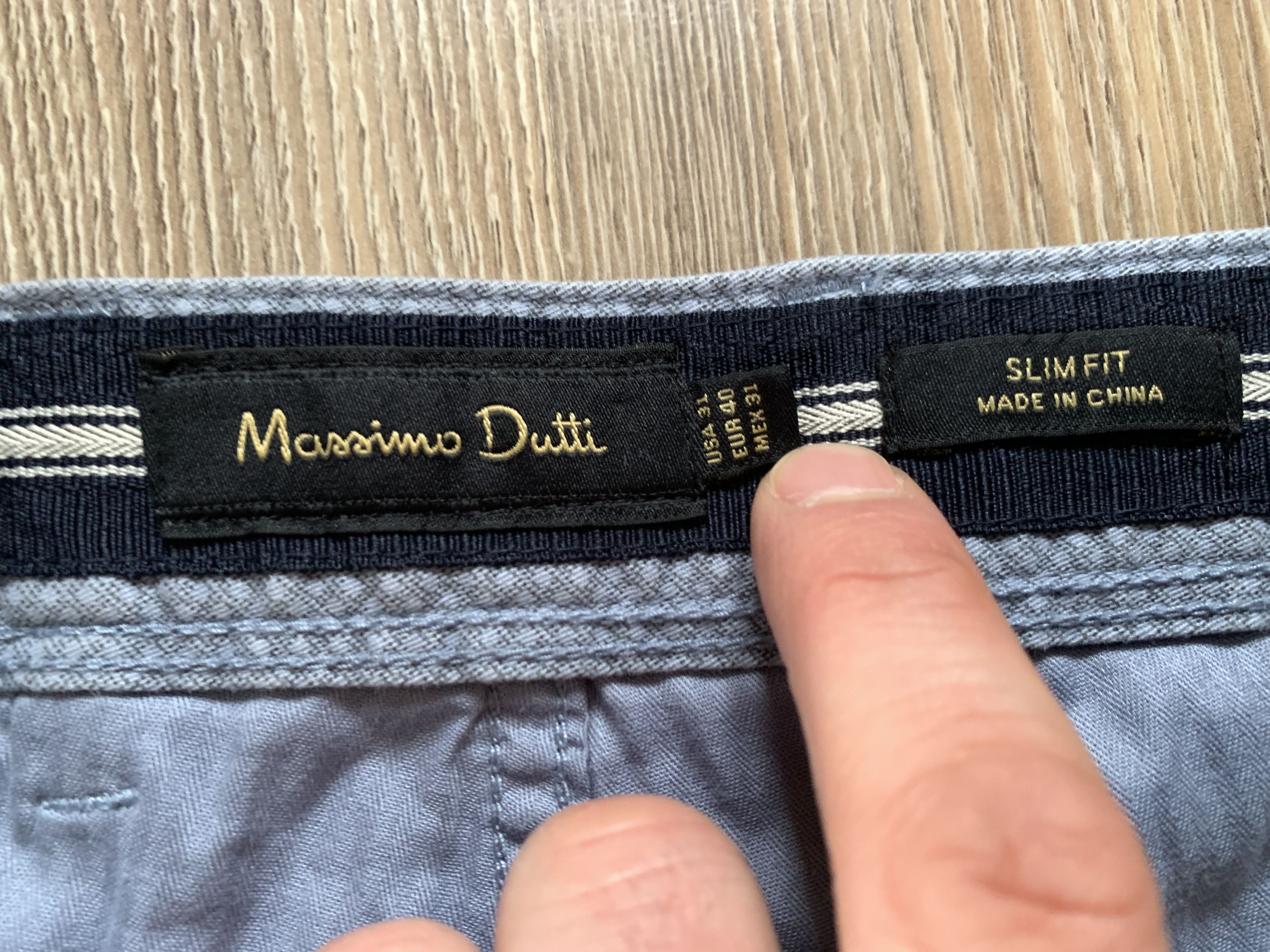 Designer × Massimo Dutti Massimo Dutti Slim Fit Casual Cotton Pants Size US 31 - 8 Thumbnail