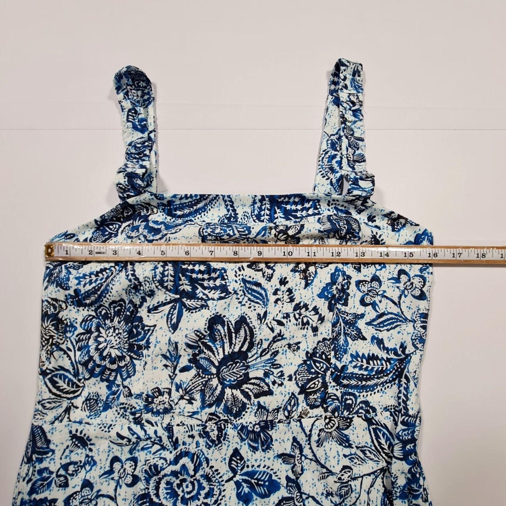 Velvet Velvet by Graham & Spencer Dress Womens Midi Floral Sleeveless Tank Blue M Size M / US 6-8 / IT 42-44 - 4 Thumbnail