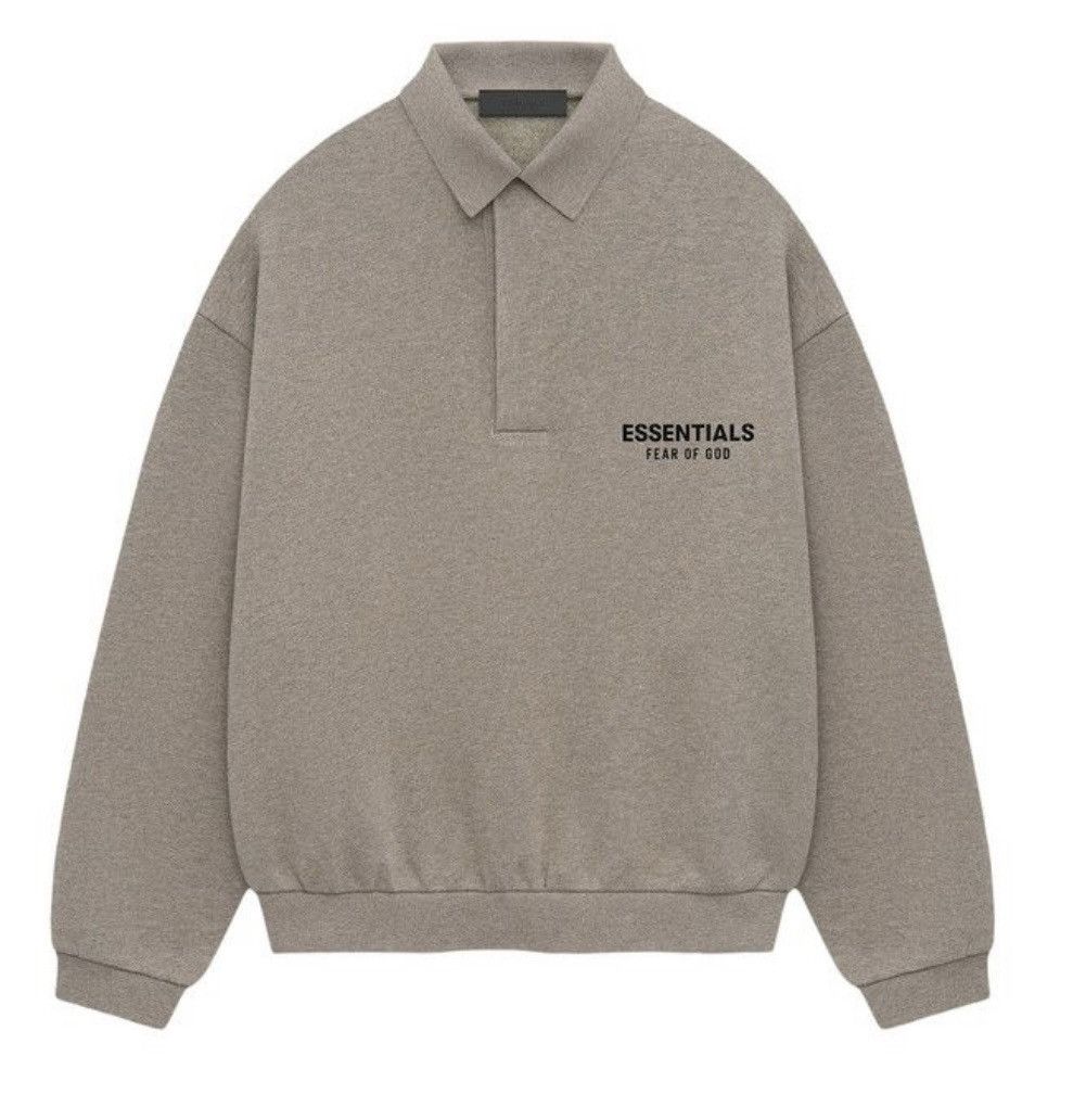 Essentials Essentials Fear Of God Fleece Polo Size Large Size US L / EU 52-54 / 3 - 1 Thumbnail