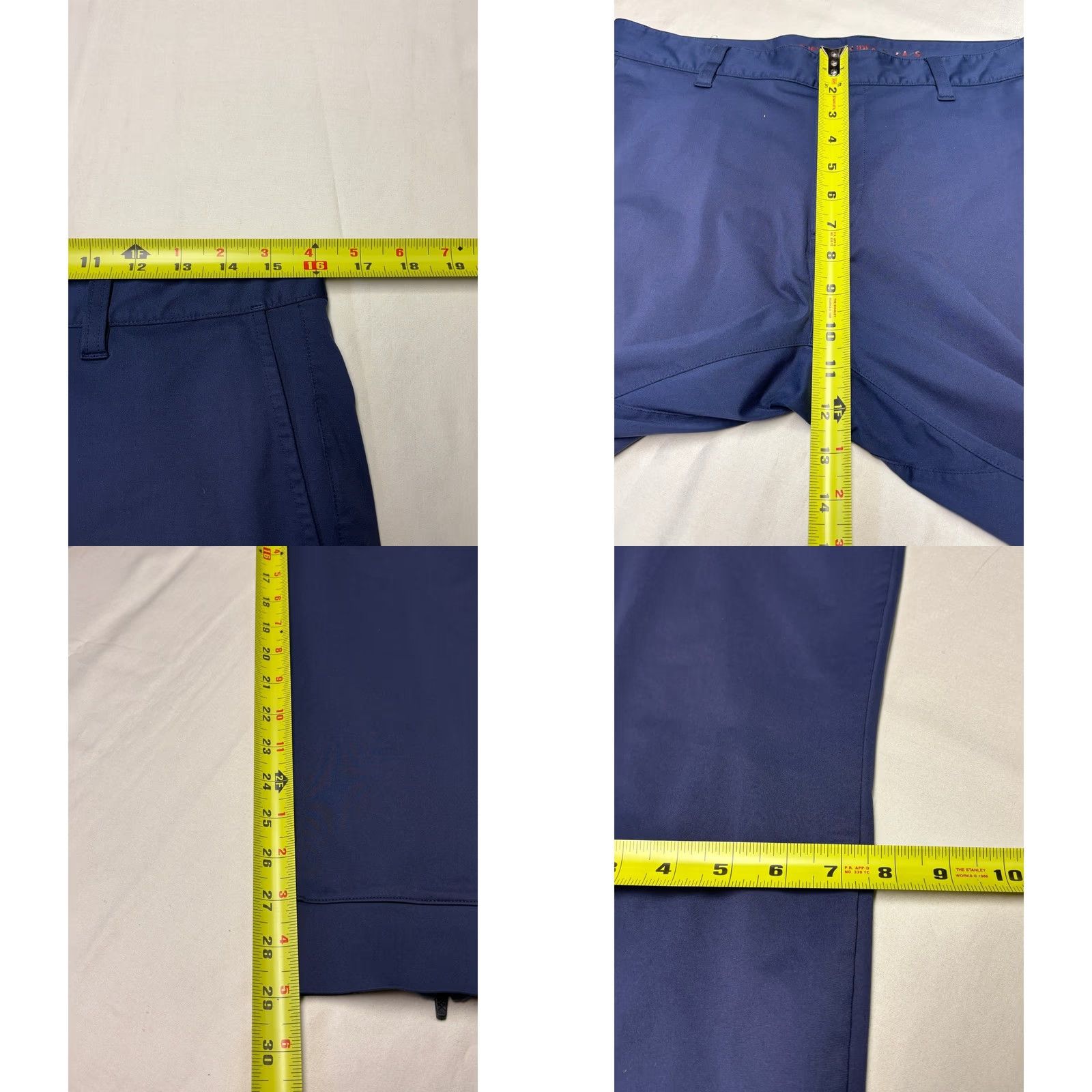 Rhone Rhone Commuter Pants Mens 32X29 Navy Blue Straight Leg Chino 100594 Size US 32 / EU 48 - 9 Thumbnail