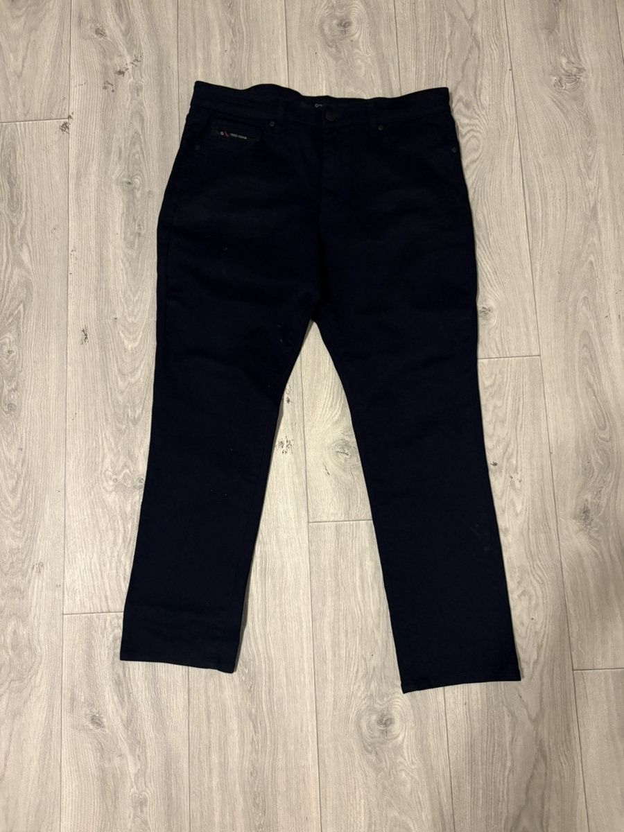 Target Basics Fried-Denim Navy Blue Jeans Size US 36 / EU 52 - 1 Thumbnail
