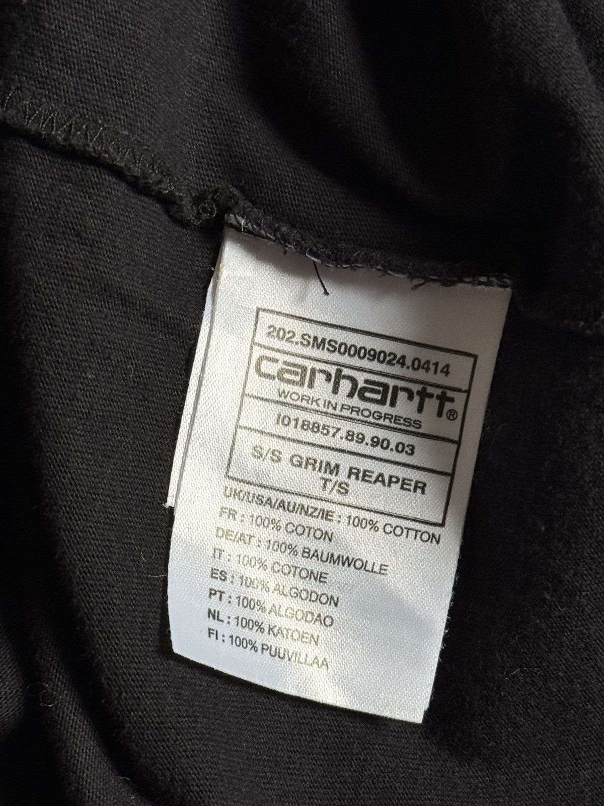 Carhartt Wip Carhartt WIP M S/S grim tee tshirt big ligu Size US M / EU 48-50 / 2 - 12 Thumbnail