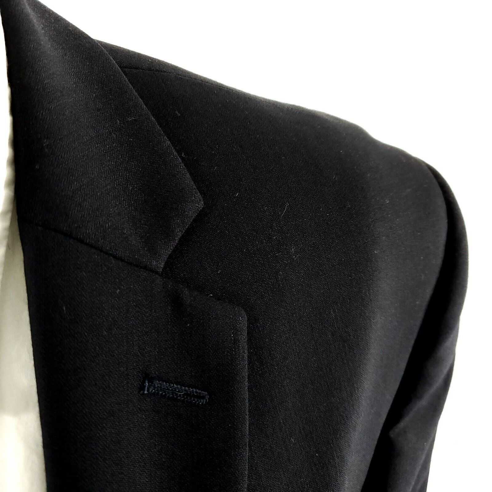Calvin Klein Calvin Klein Wool 2 Silver Button Blazer 42L Or Slim 44L Bla Size 42L - 2 Thumbnail