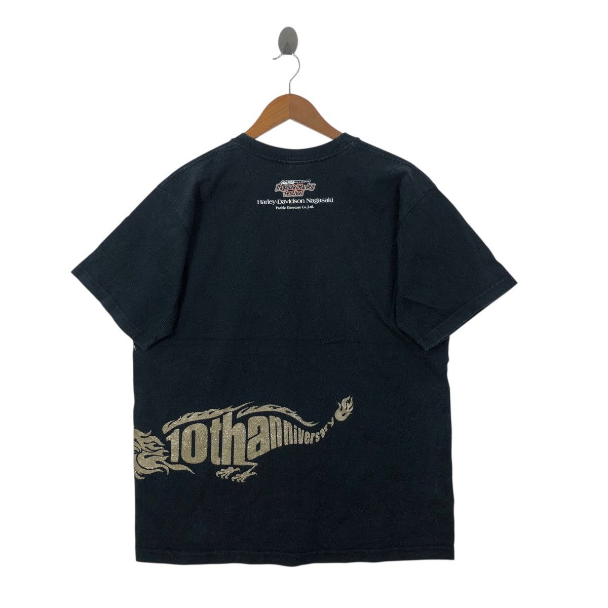 Harley Davidson HARLEY DAVIDSON Nagasaki Festival Tee Shirt Size US XL / EU 56 / 4 - 4 Thumbnail
