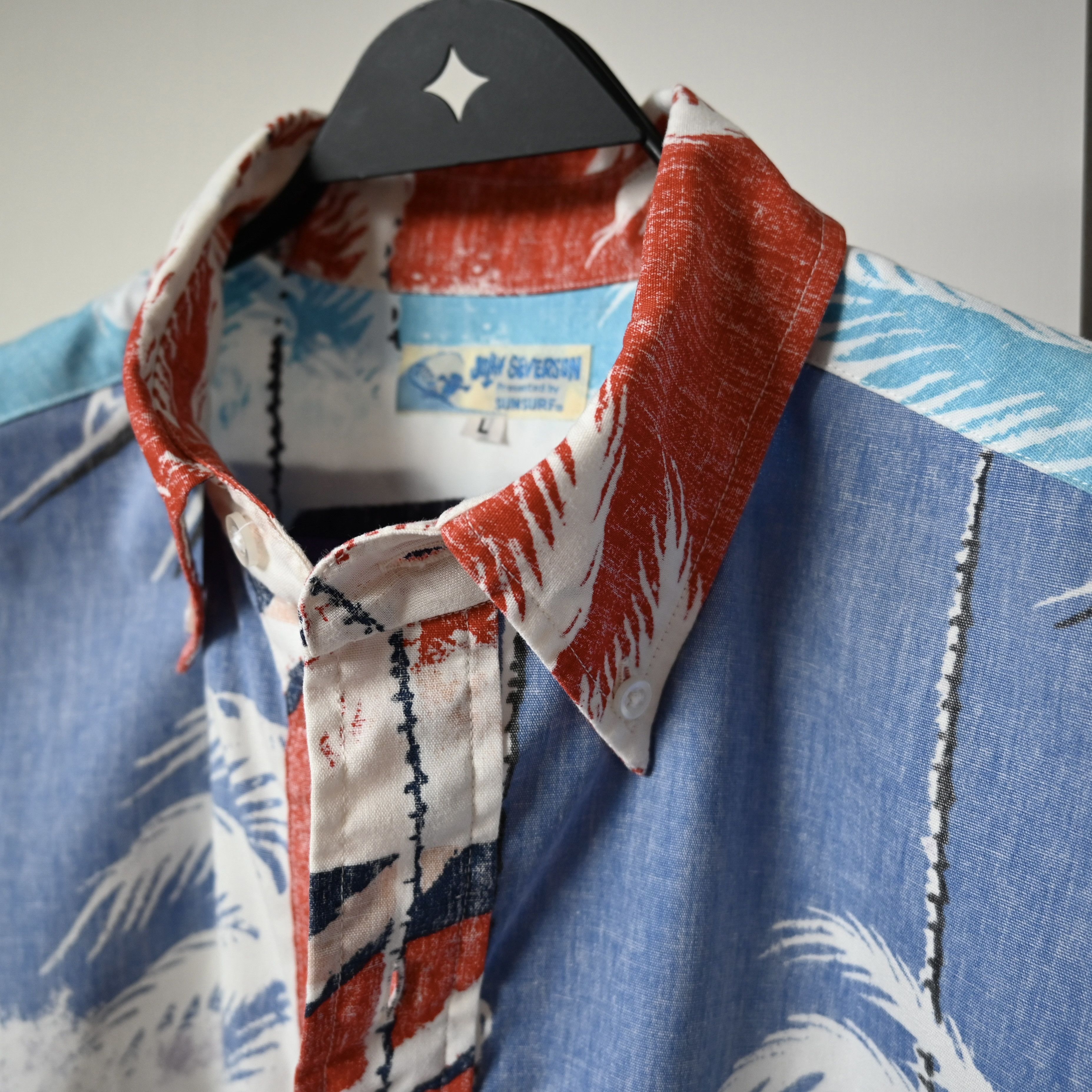 Sun Surf John Severson by Sun Surf crazy color Hawaiian BD shirt Size US L / EU 52-54 / 3 - 6 Thumbnail
