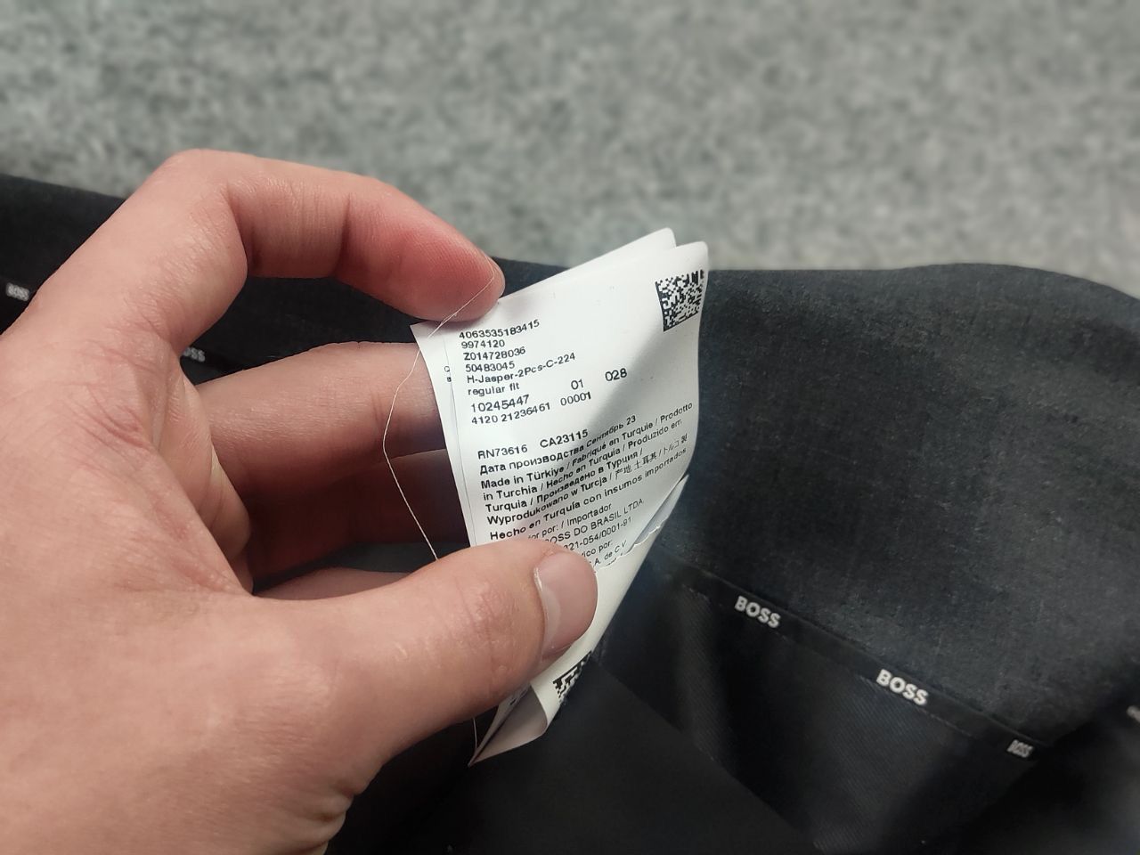 Hugo Boss Boss New Hugo Boss Slim Fit Patterned Wool Blazer Jacket Size US L / EU 52-54 / 3 - 21 Thumbnail
