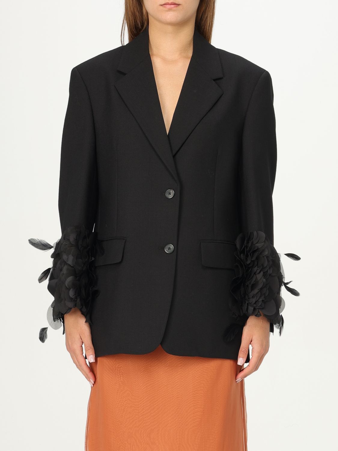 image of Prada Jacket Woman Black, Women's (Size XS)