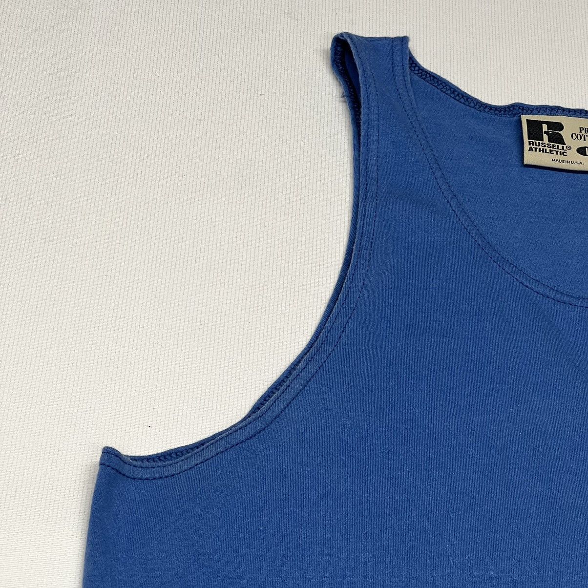 Russell Athletic × Vintage VTG Russell Athletic Tee Shirt Sleeveless Tank Top Patch 90s Size US L / EU 52-54 / 3 - 4 Thumbnail