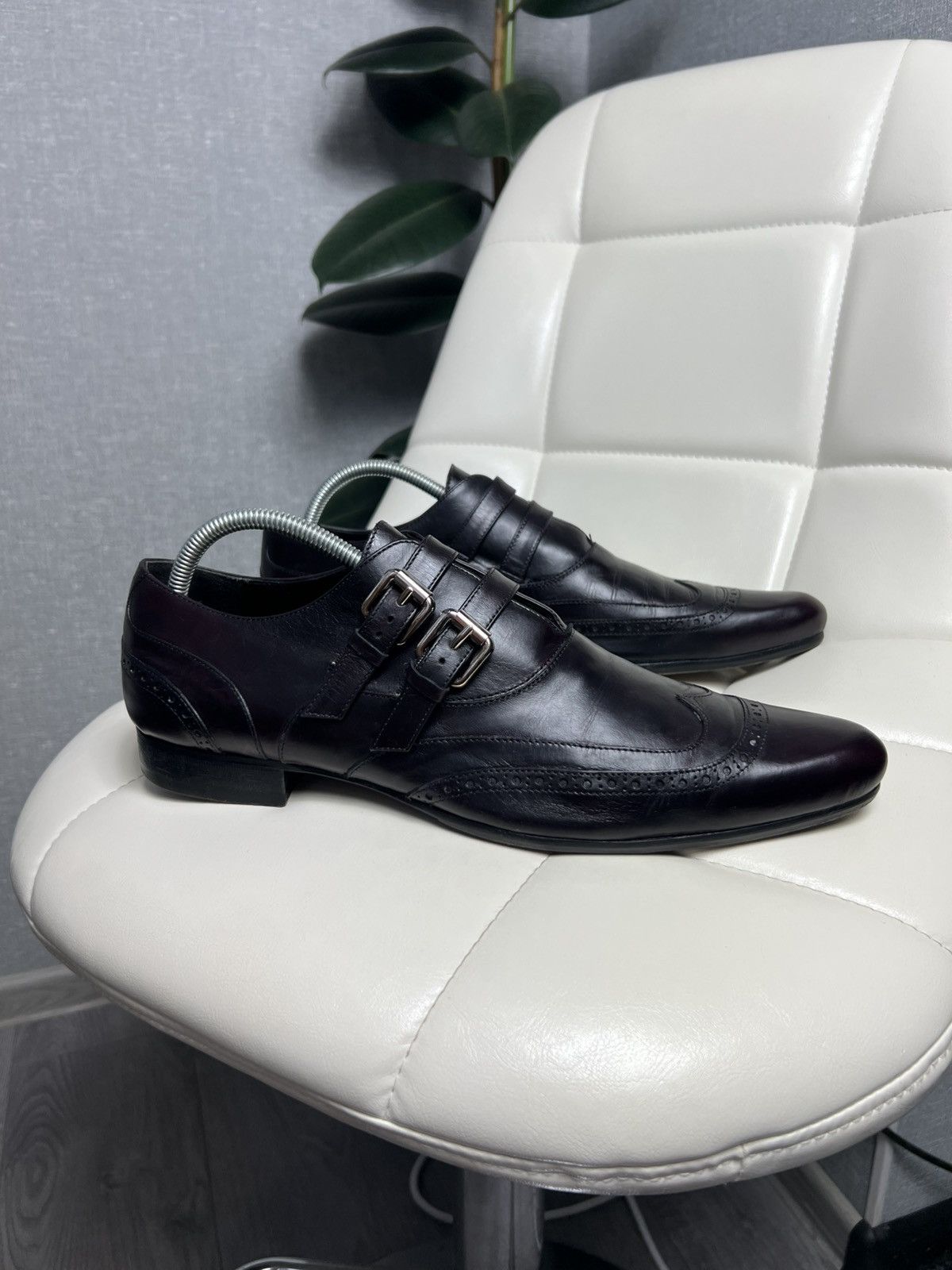 Dolce & Gabbana Dolce & Gabbana Double Monk Leather Shoes Size 44 D&G Size US 11 / EU 44 - 2 Thumbnail