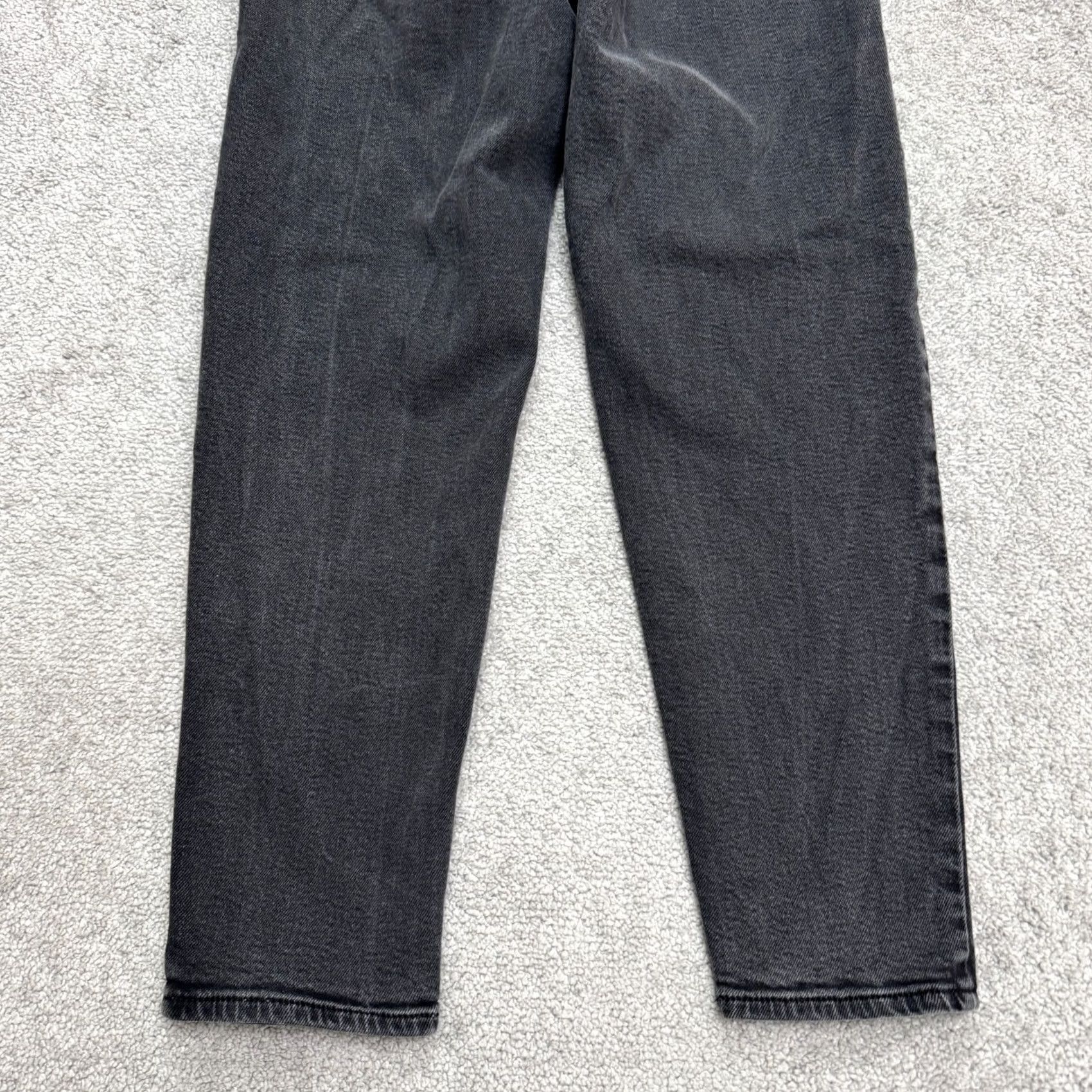 Levi's Levi's High Waisted Taper Denim Mom Jeans Womens 27x27 Washed Black Casual 27 Jeans Womens Levi's Black City Streetwear 90s Womens Size 27" / US 4 / IT 40 - 3 Thumbnail