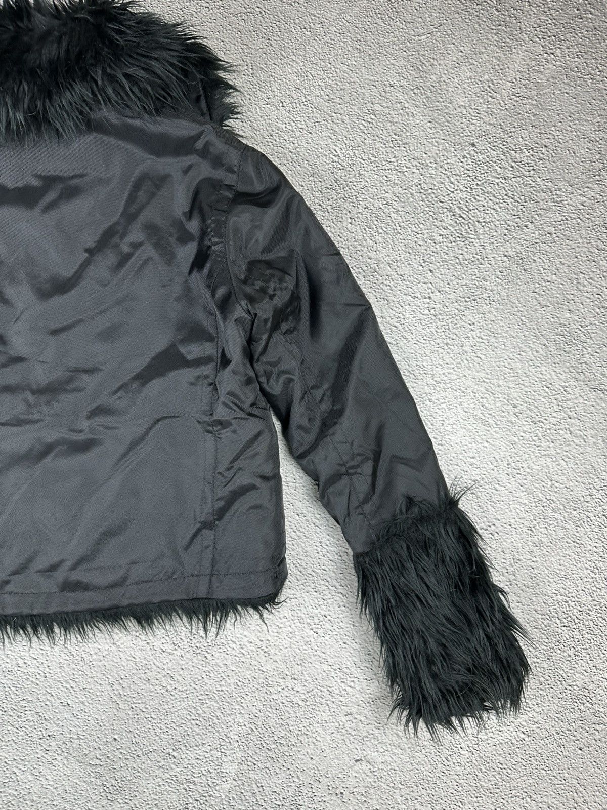 Hysteric Glamour VTG if six nine Fur Faux Bomber Opium Gothic Style Y2K Size S / US 4 / IT 40 - 10 Thumbnail