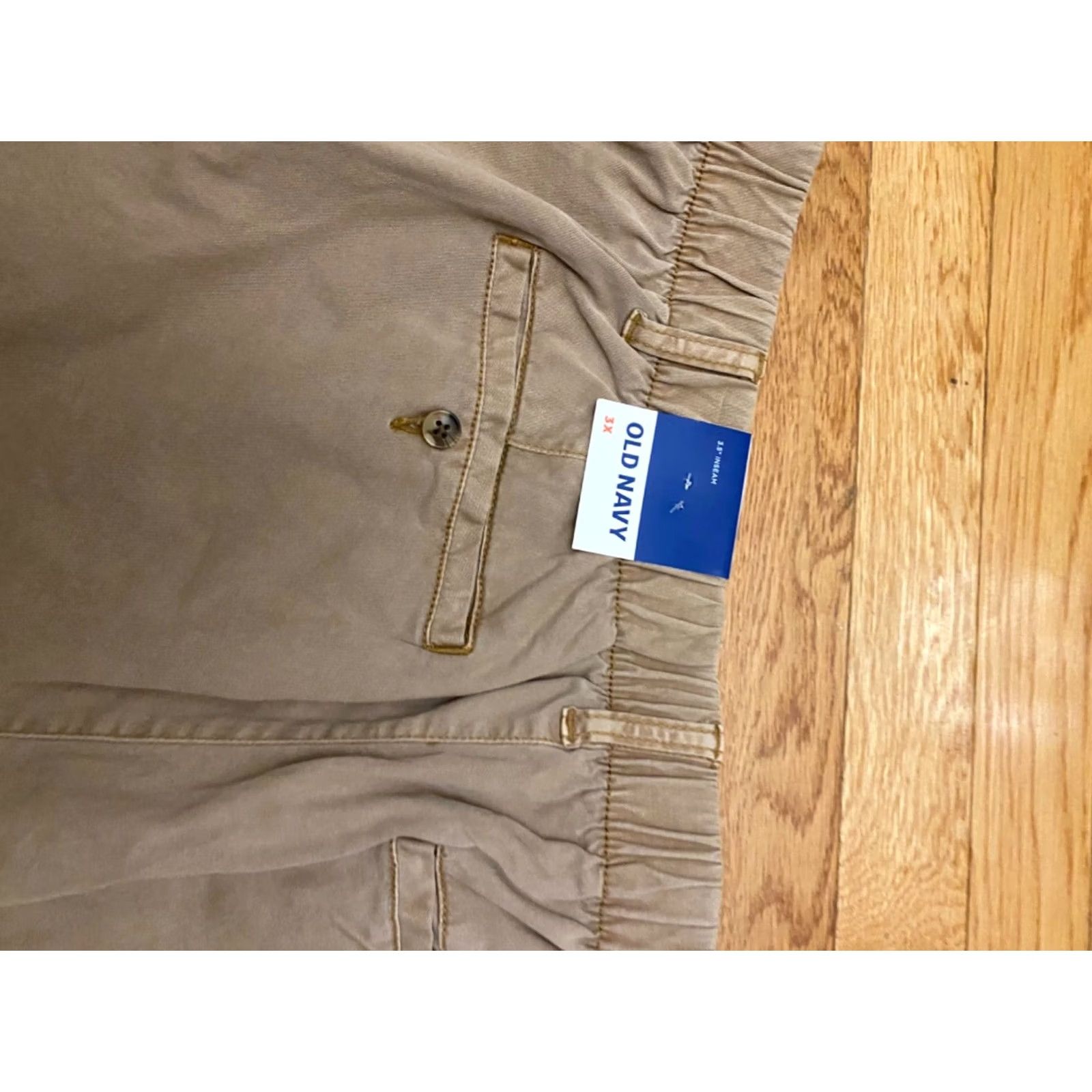 Old Navy Old Navy Shorts Womens 3XL Tan Women High Waisted Khaki Inseam Size Size 40" / US 18 - 3 Thumbnail