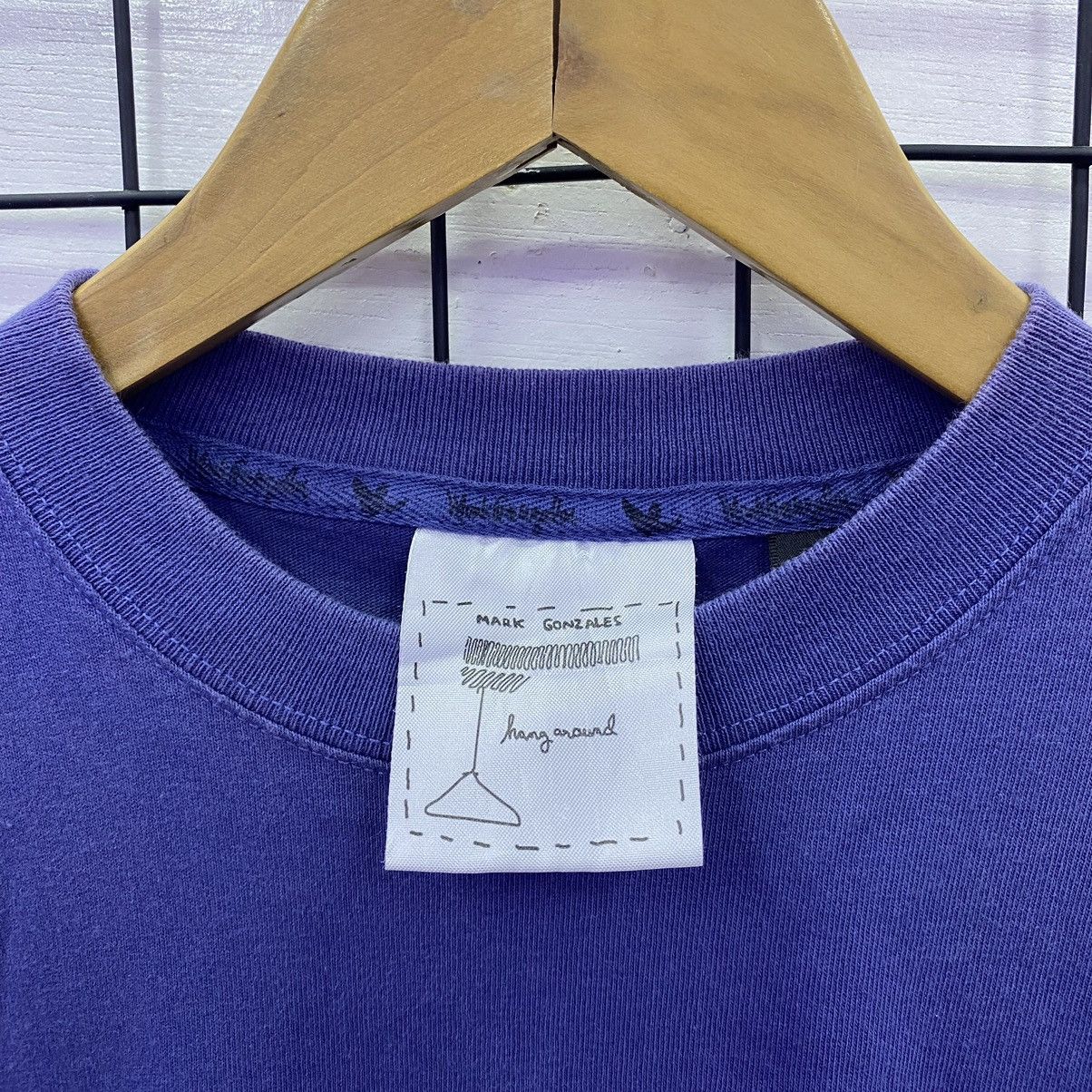 Japanese Brand Vintage Y2K Mark Gonzales Broken Poems Crazy Sunfaded Tshirt Size US M / EU 48-50 / 2 - 6 Thumbnail