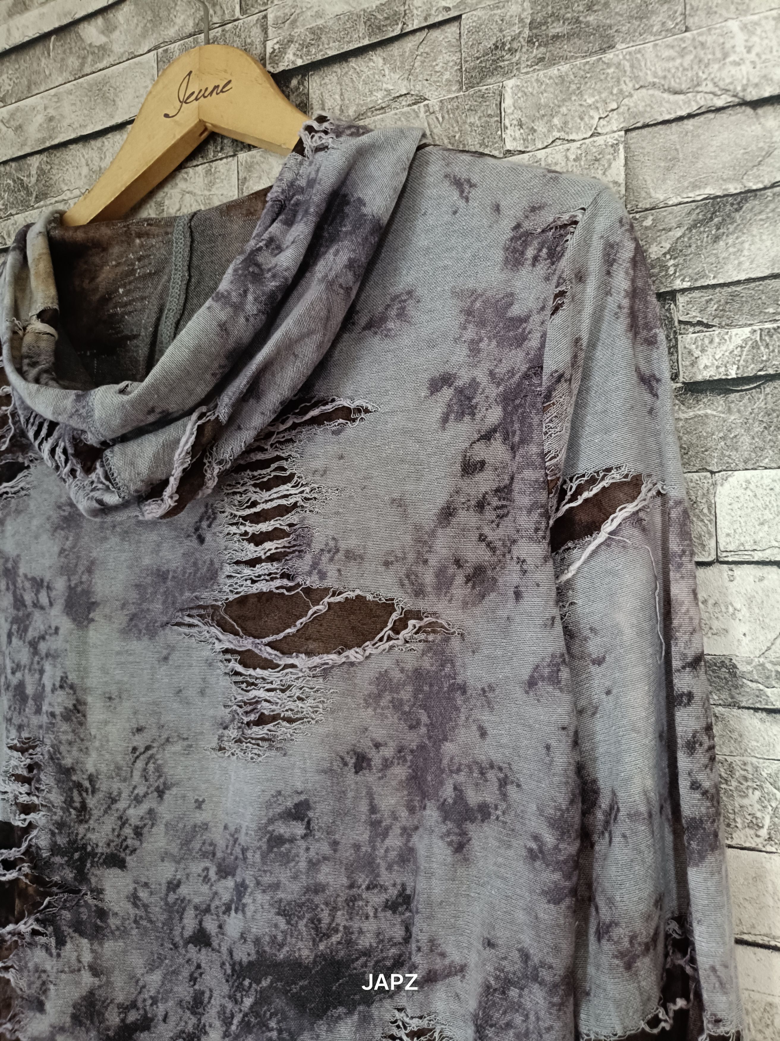If Six Was Nine Vintage maraxia distressed visual KEI hoodie gothic punk Size M / US 6-8 / IT 42-44 - 6 Thumbnail
