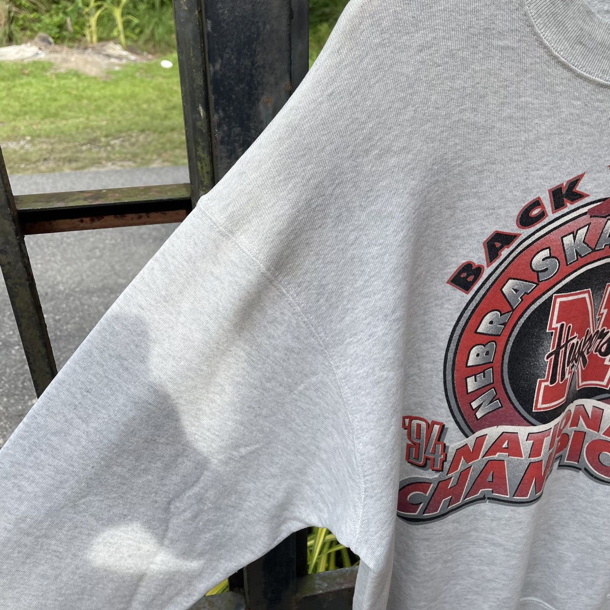 Salem Sportswear × Vintage 🔥Vintage 90s Salem Sportswear Nebraska Huskers Sweatshirts Size US M / EU 48-50 / 2 - 5 Thumbnail