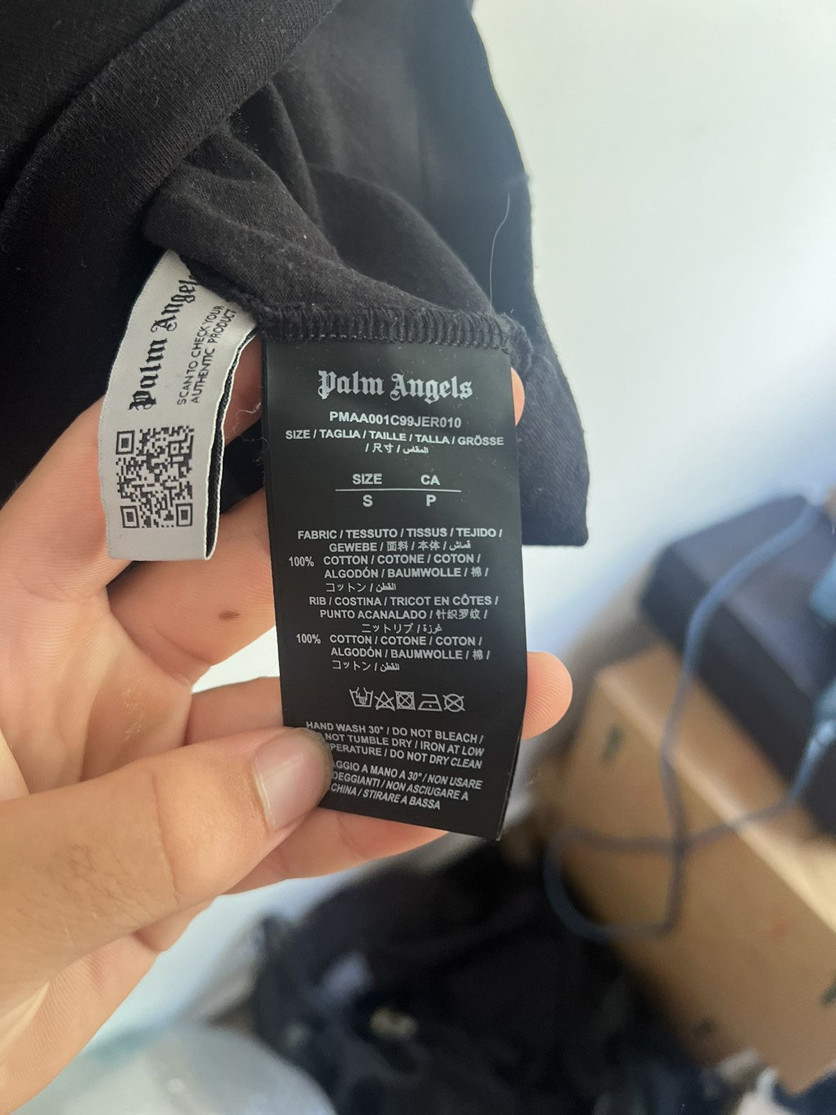 Palm Angels Palm angels Las Vegas sprayed Logo TEE Size US M / EU 48-50 / 2 - 7 Thumbnail